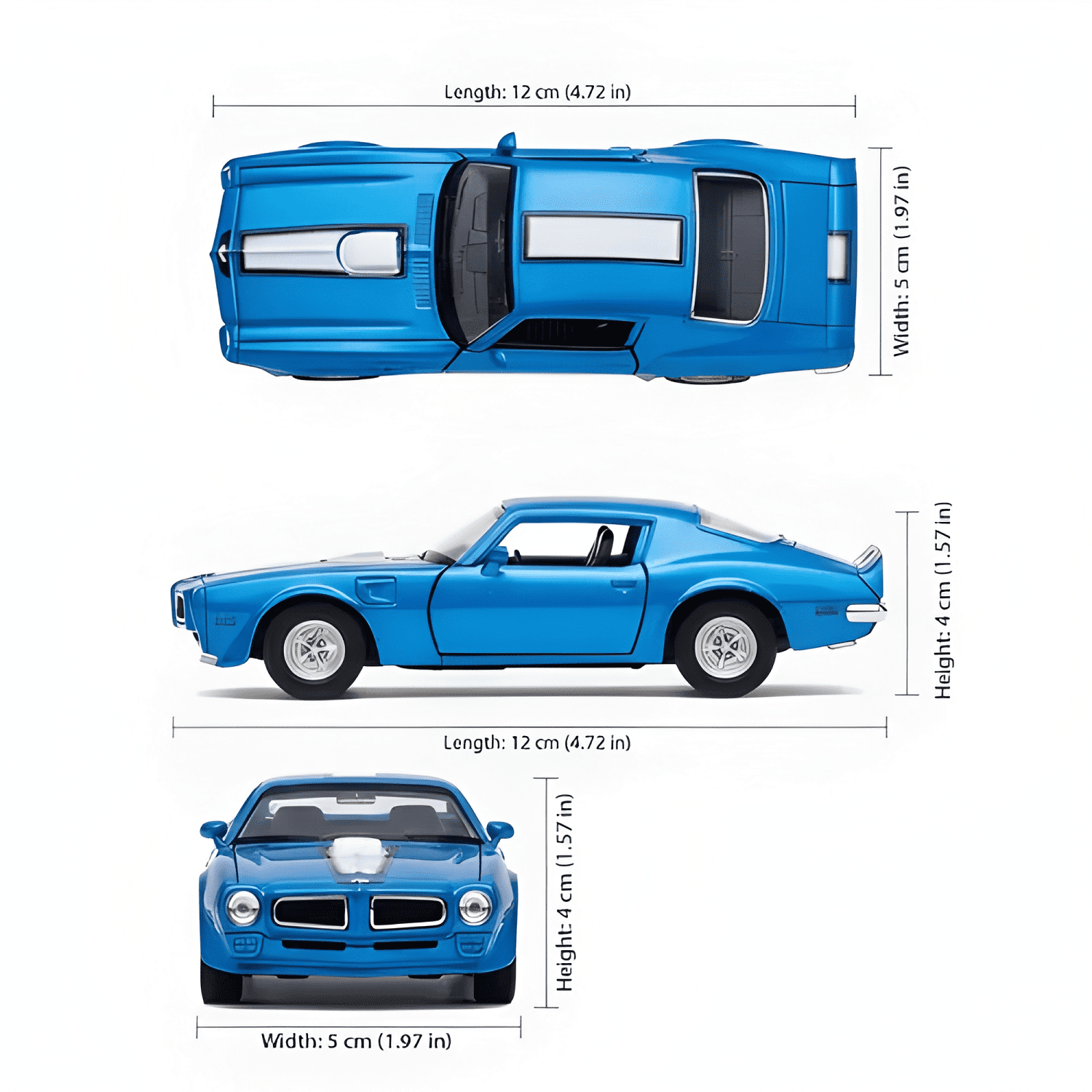 Auto Pontiac Firebird Trans Am 1972 coleccionable-1
