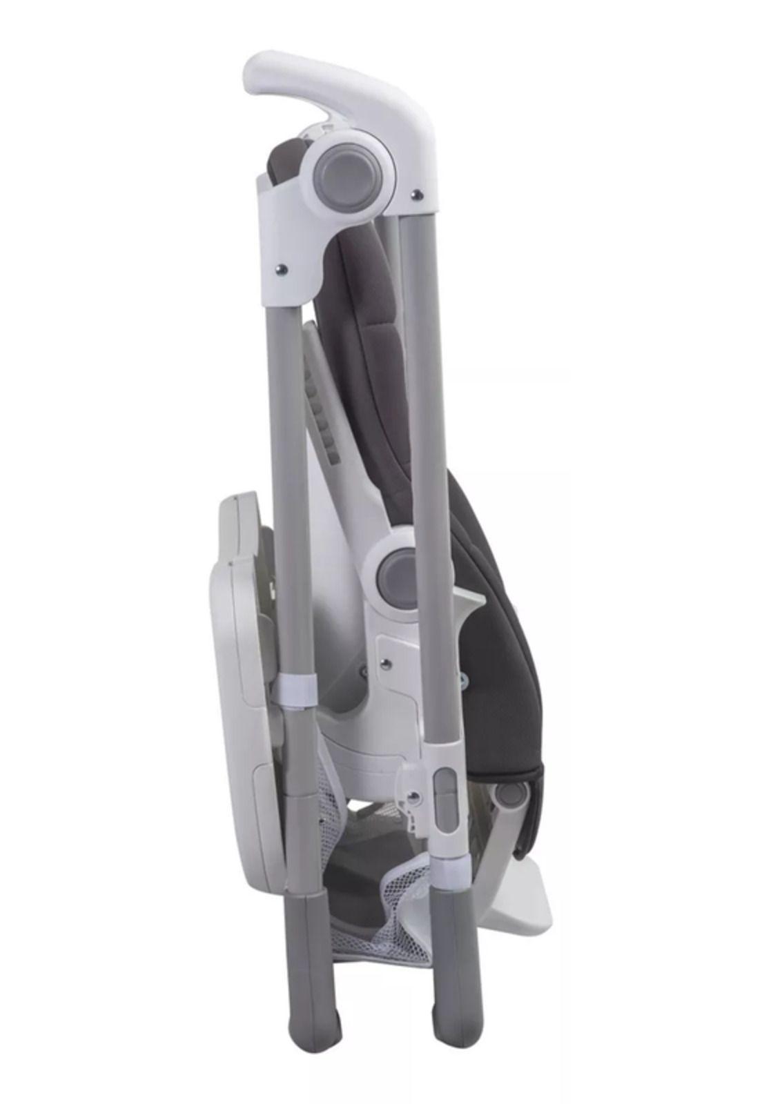 Silla de Comer Bebé Plegable Bebesit Snack con Diseños Gris-5