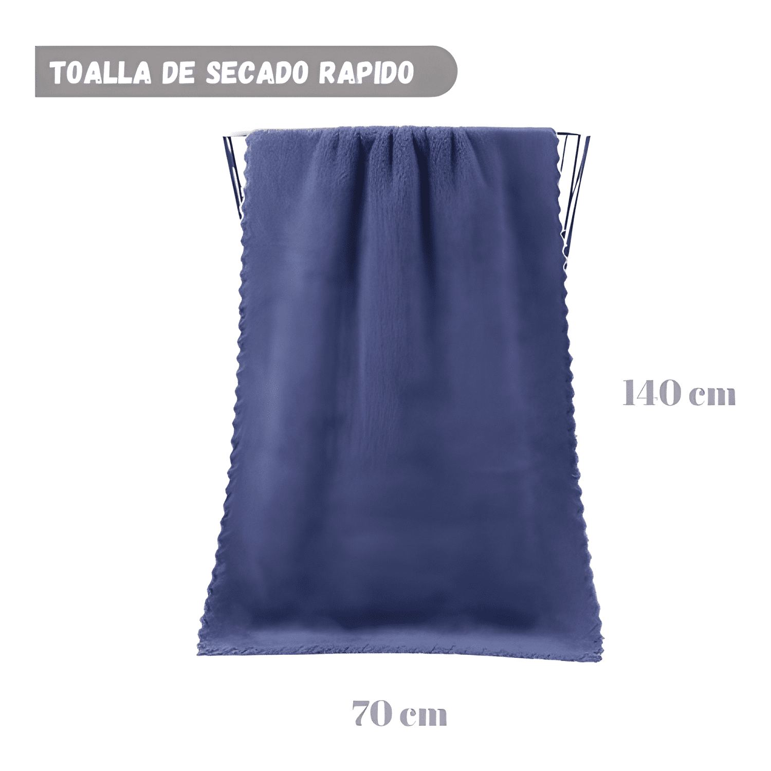 Toallas de cuerpo baño microfibra secado rapido pack 3 #10-3