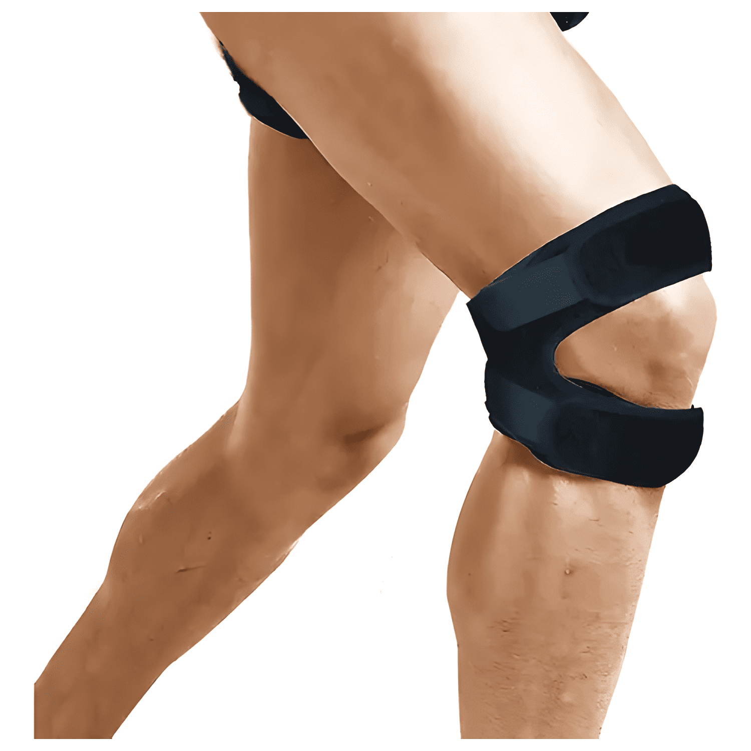 Pack x2 rodilleras Marin neopreno ajustable negras #1-3