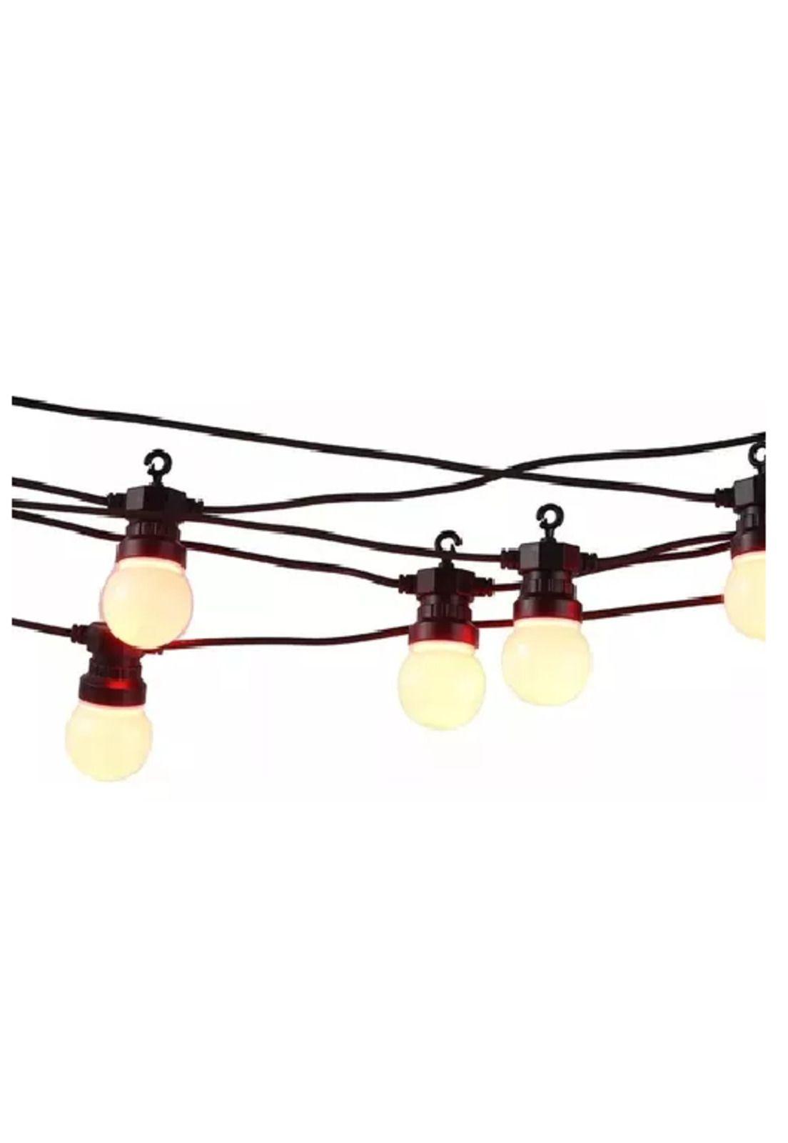 Guirnalda LED RGB Exterior 10 Luces 10m Wifi y App Luces Blancas-2