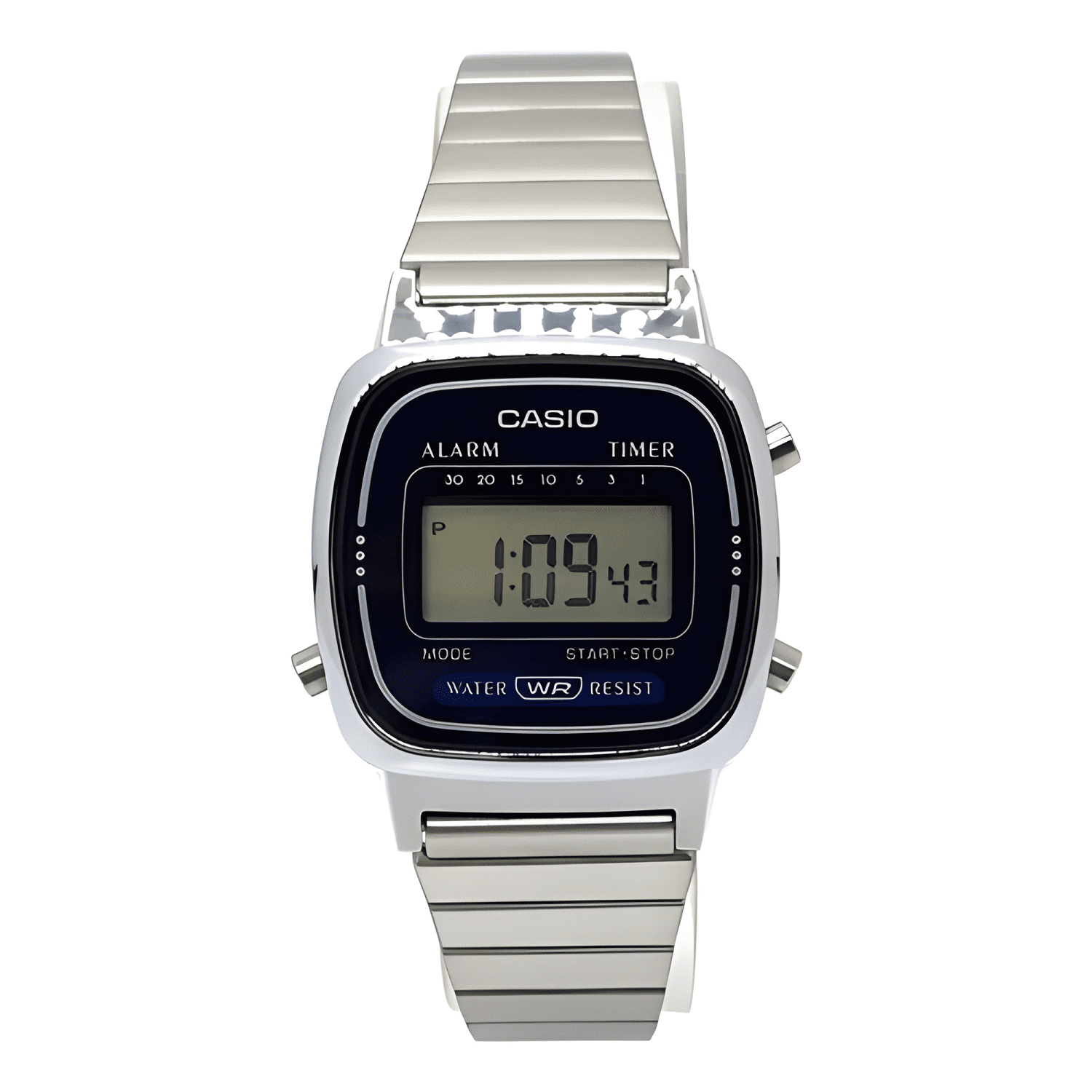 Reloj casio dama vintage la670wa-2d correa bisel Azul-2
