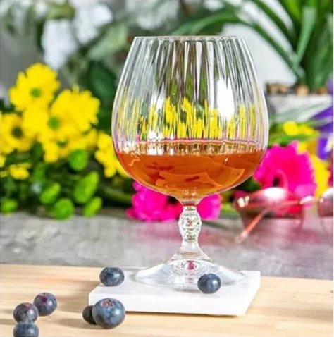 Set 6 Copas Brandy Cognac Cristal Bormioli Rocco Premium Transparente-2