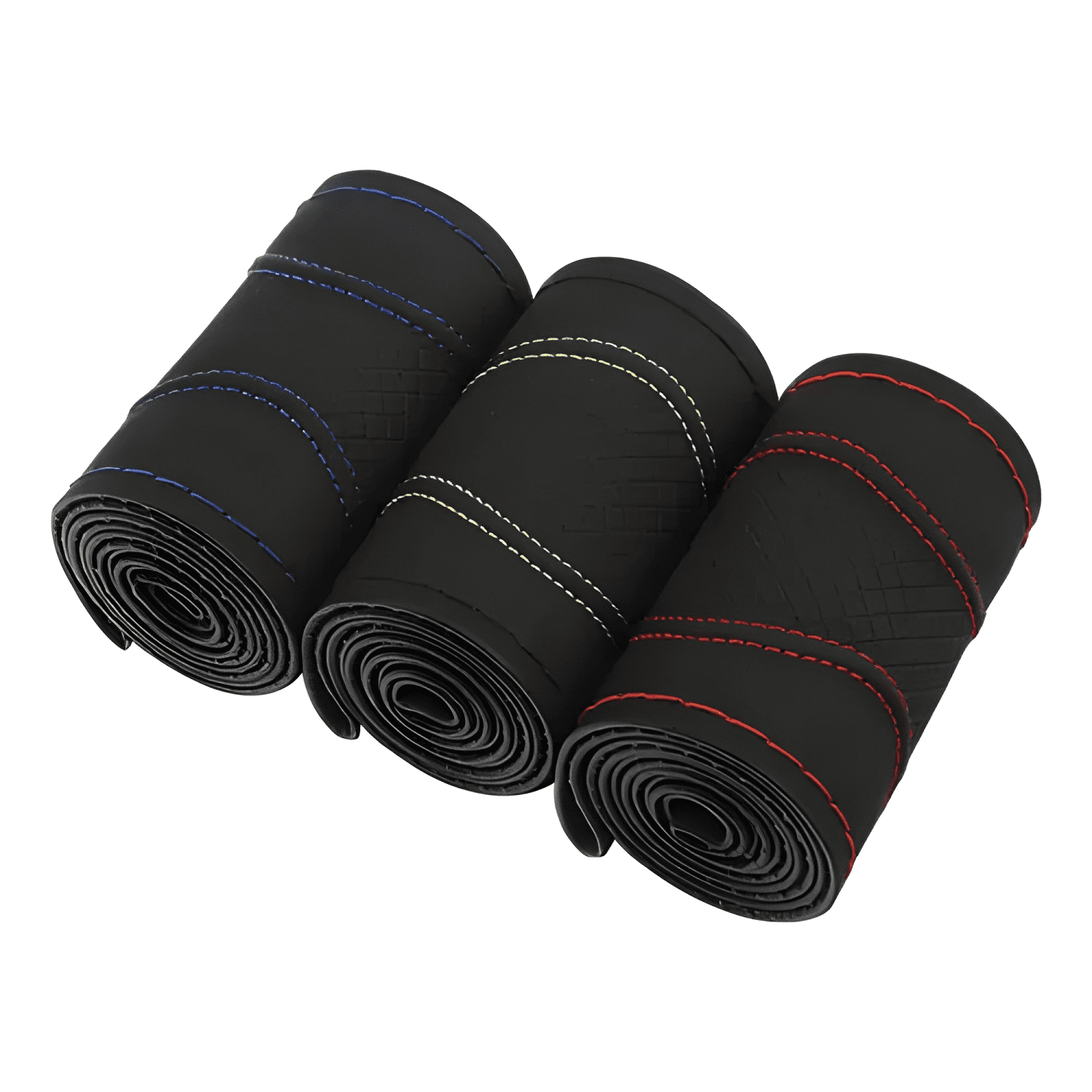 Funda para Volante Agujero Completo para Coser a Mano Azul-3