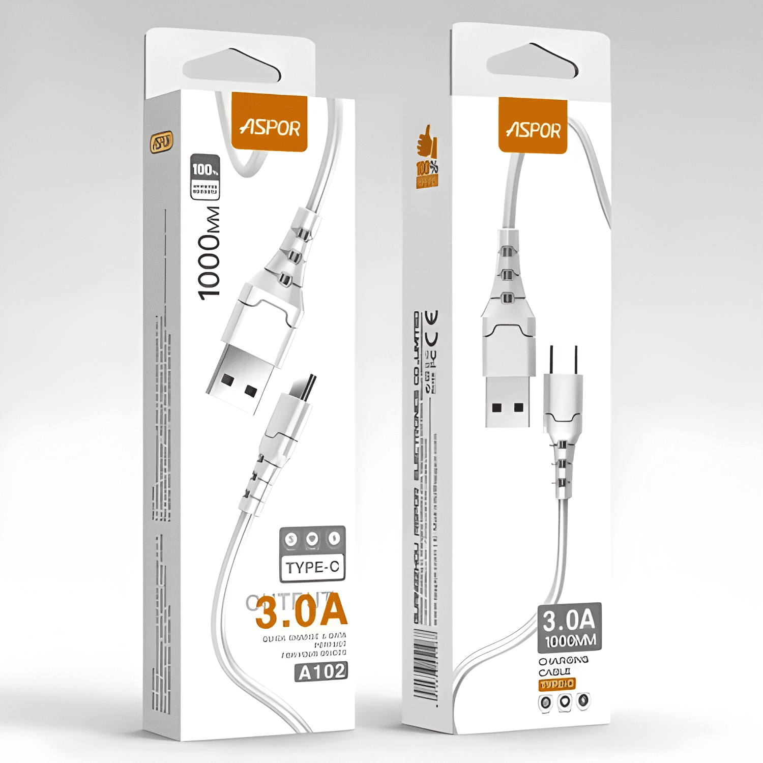 Cable micro USB carga rápida 3.0 aspor original a100 d-4