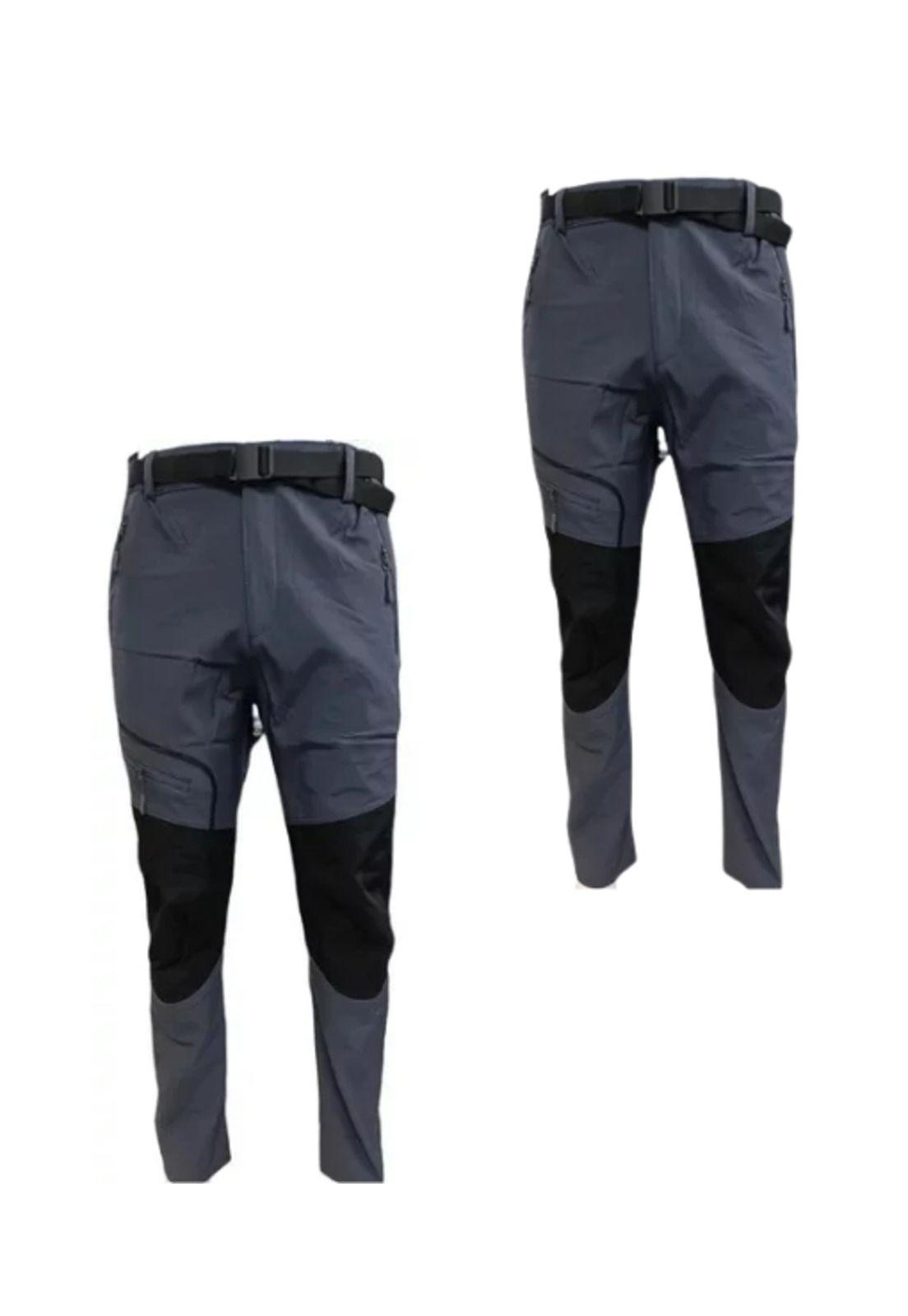Pantalón Outdoor Hombre Impermeable para Nieve, Color Plateado, Talla S-2