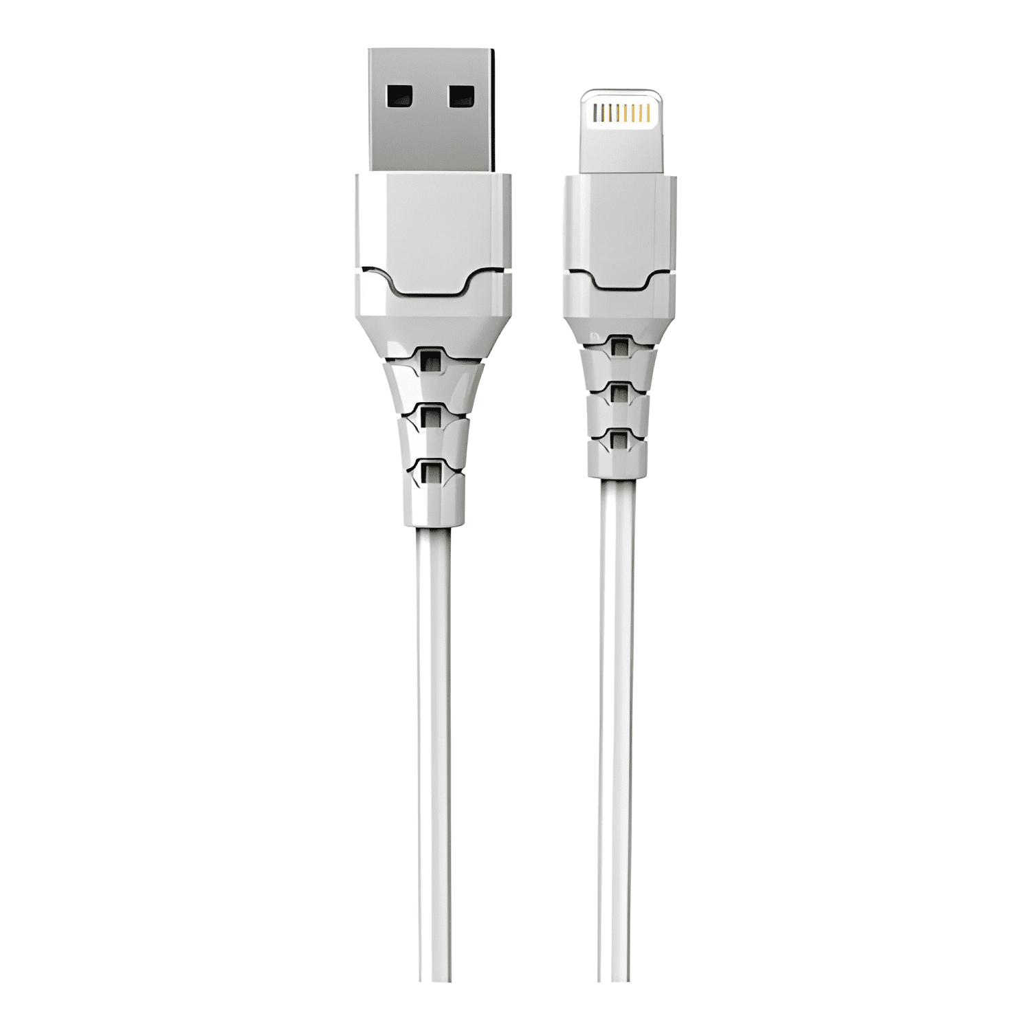 Cable lightning aspor a101 1m carga rápida iphone USB Blanco-2
