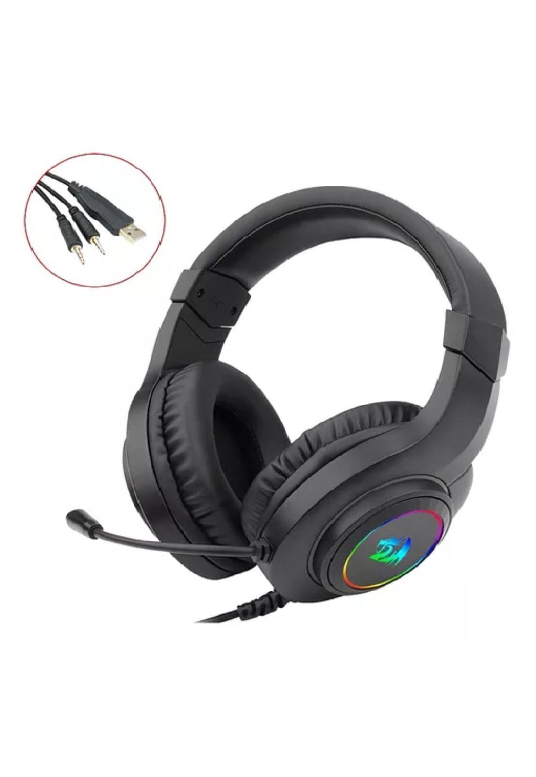 Audífono gamer Redragon Hylas H260 RGB negro-5