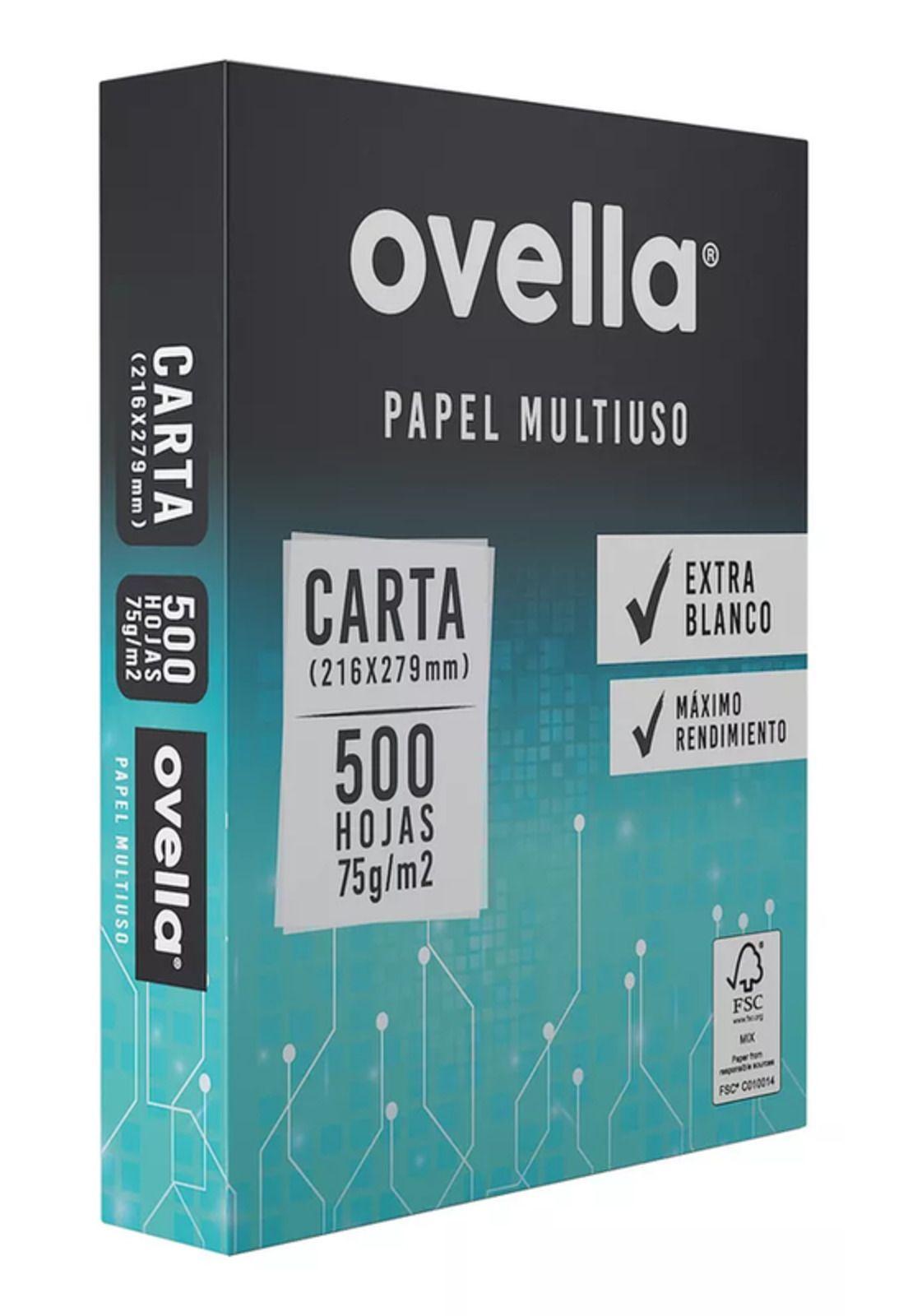 Resma carta Ovella 75 g/m2 x 500 hojas V-A blanco-0
