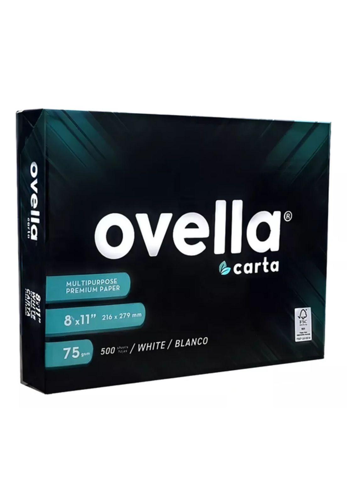Resma carta Ovella 75 g/m2 x 500 hojas V-A blanco-1