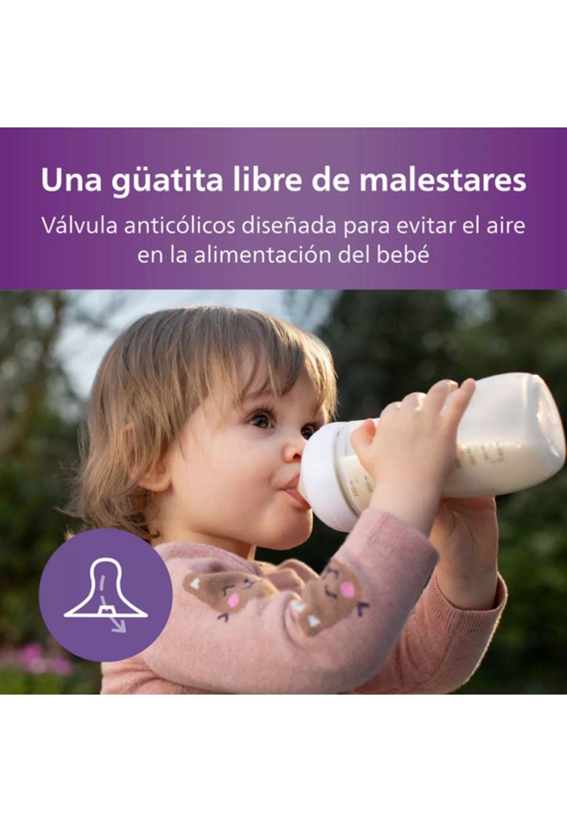 Mamaderas Natural Response Philips Avent SCY906/02 3m+ 330ml Blanco-3