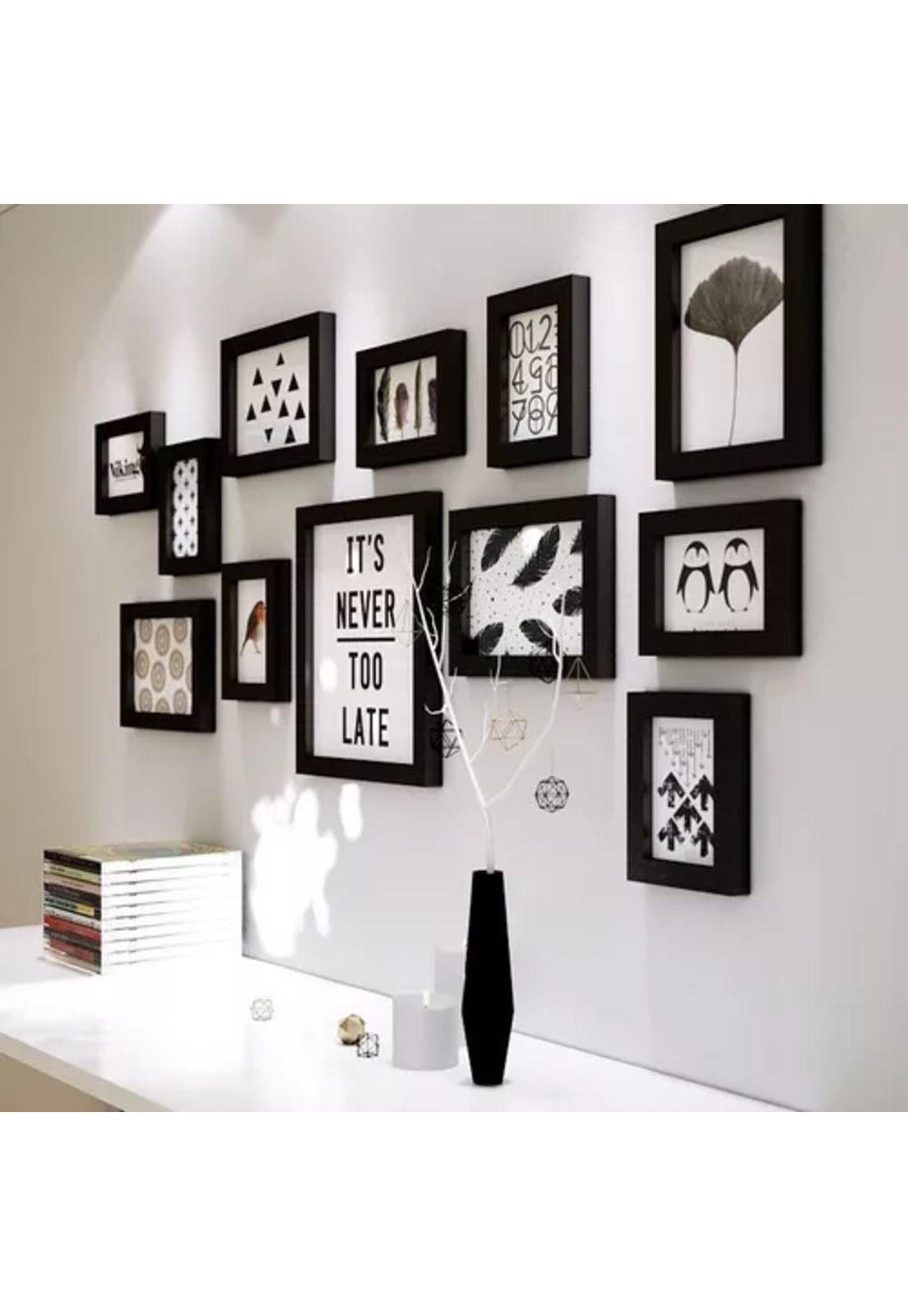 Set de marcos decorativos para fotos, 12 piezas-4