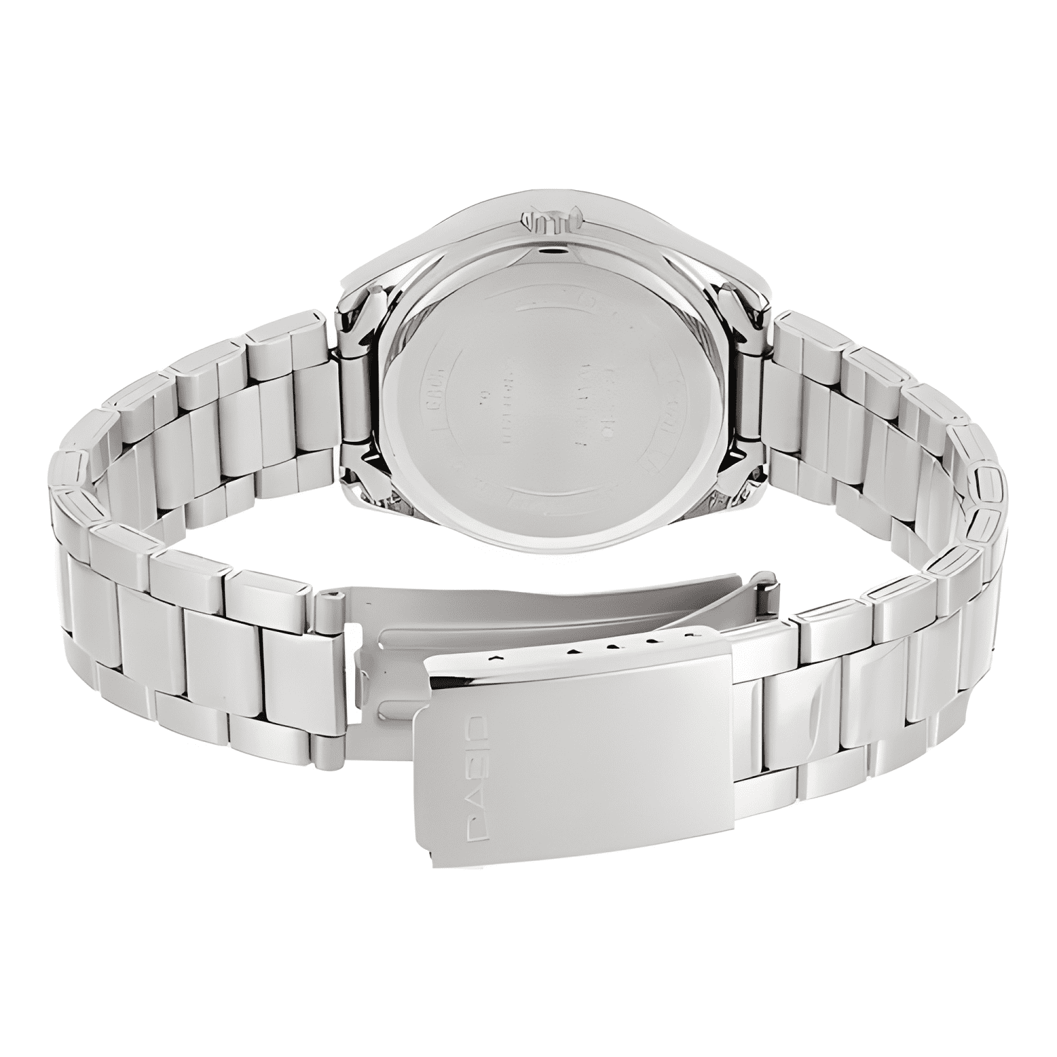 Reloj casio mtp-1302d-1a2 para caballero Plateado negro-2