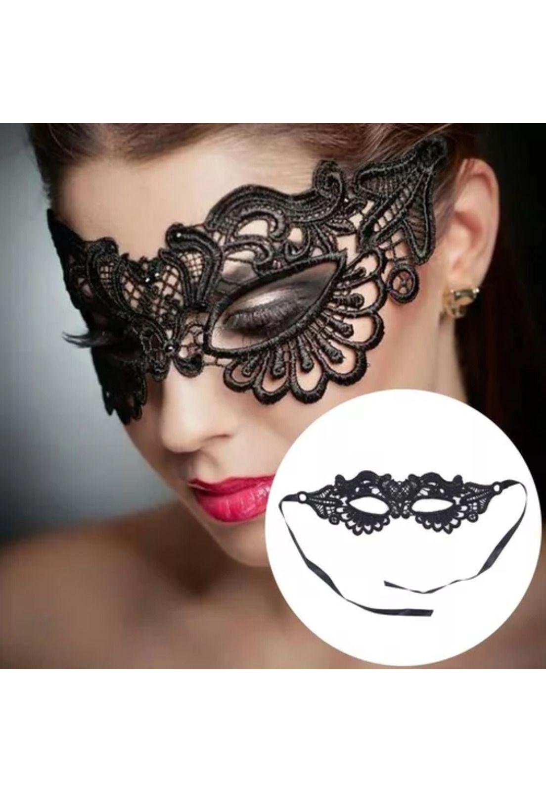 Antifaz de encaje sexy, ideal para fiestas de disfraces-2