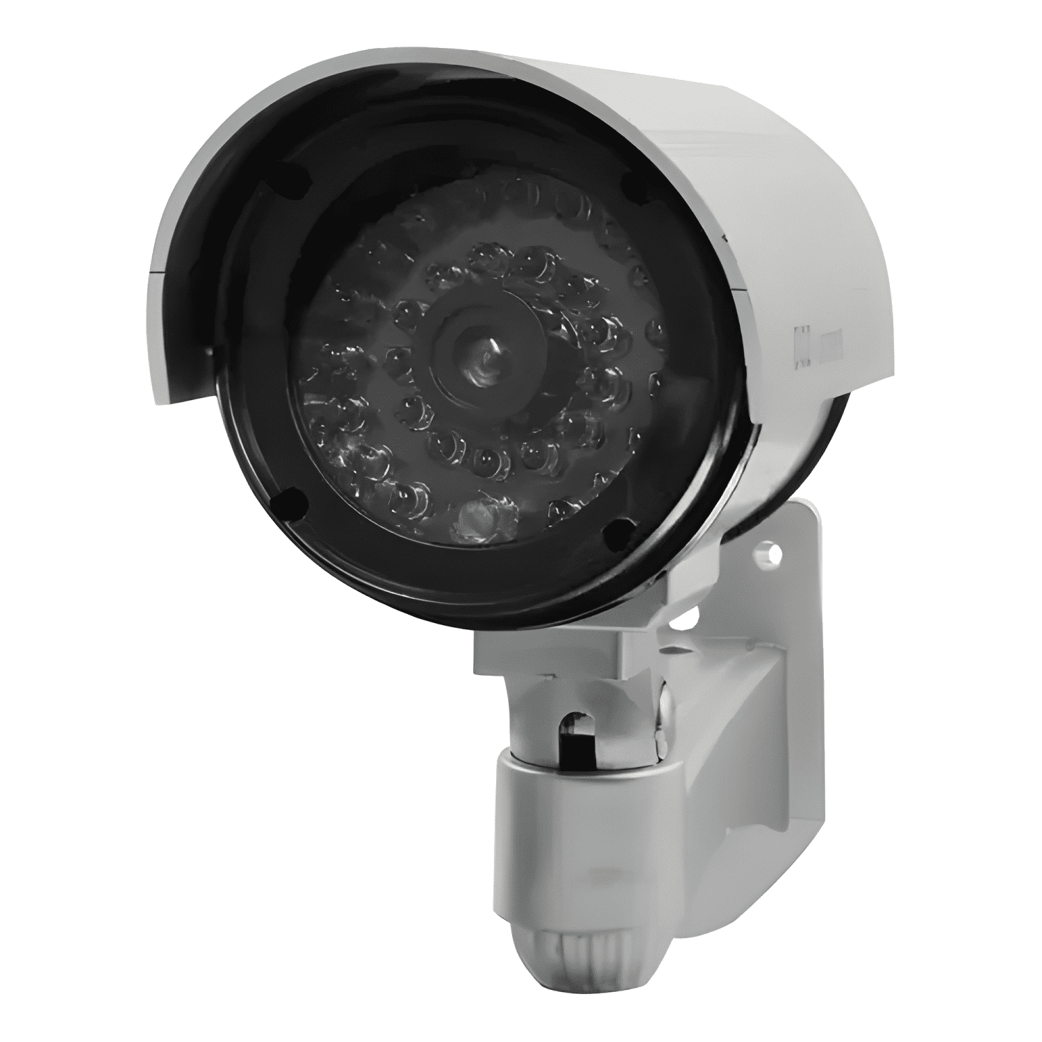 Cámara de Seguridad Falsa Disuasión Realista Luz Led Rojo-2