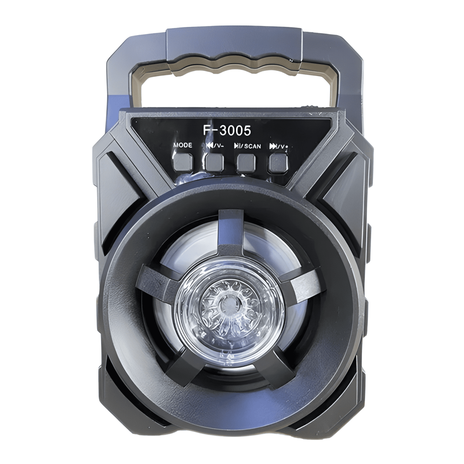 Parlante subwoofer inalámbrico f-3005 bluetooth Negro-3