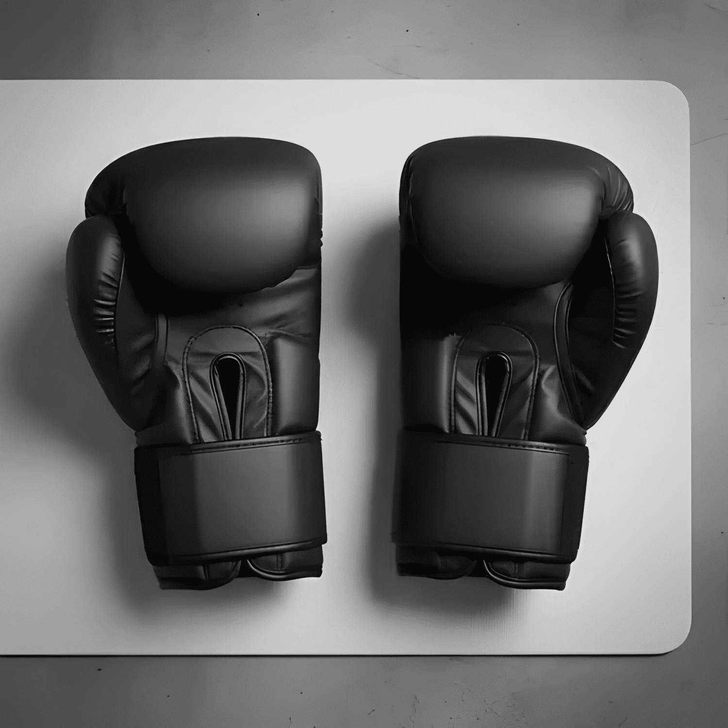 Guantes de boxeo hombre velcro entrenamiento 12oz-4