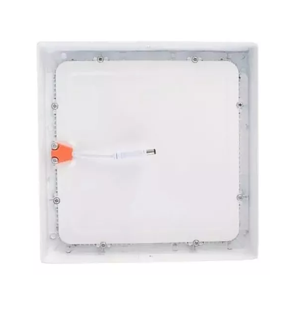 Pack 5 panel led cuadrado 18w luz neutra 4000k color blanco-2