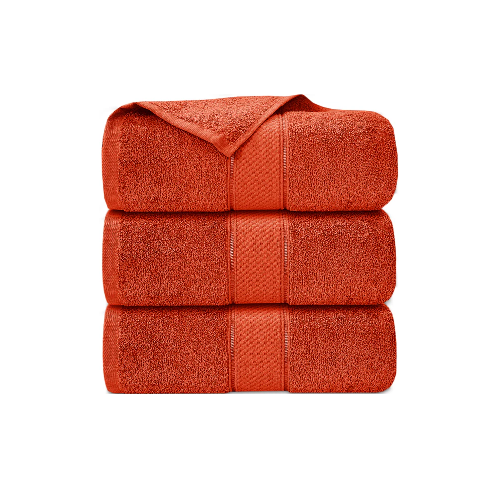 Sábanas de Baño 450g AF Cannon 76x160 cm Coral-0
