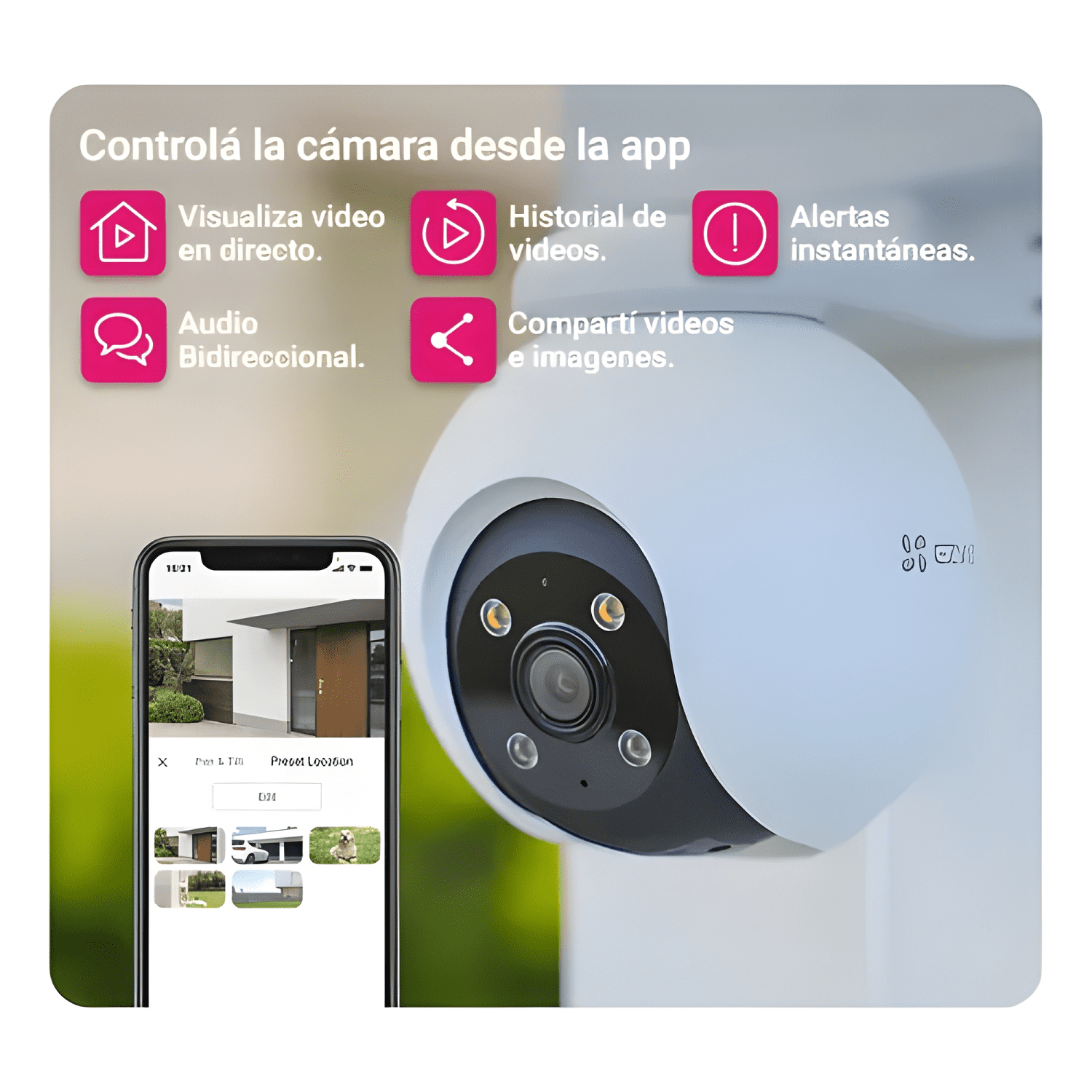 Cámara de Seguridad Wifi h8 Pro 3k Deteccion de Personas /-3