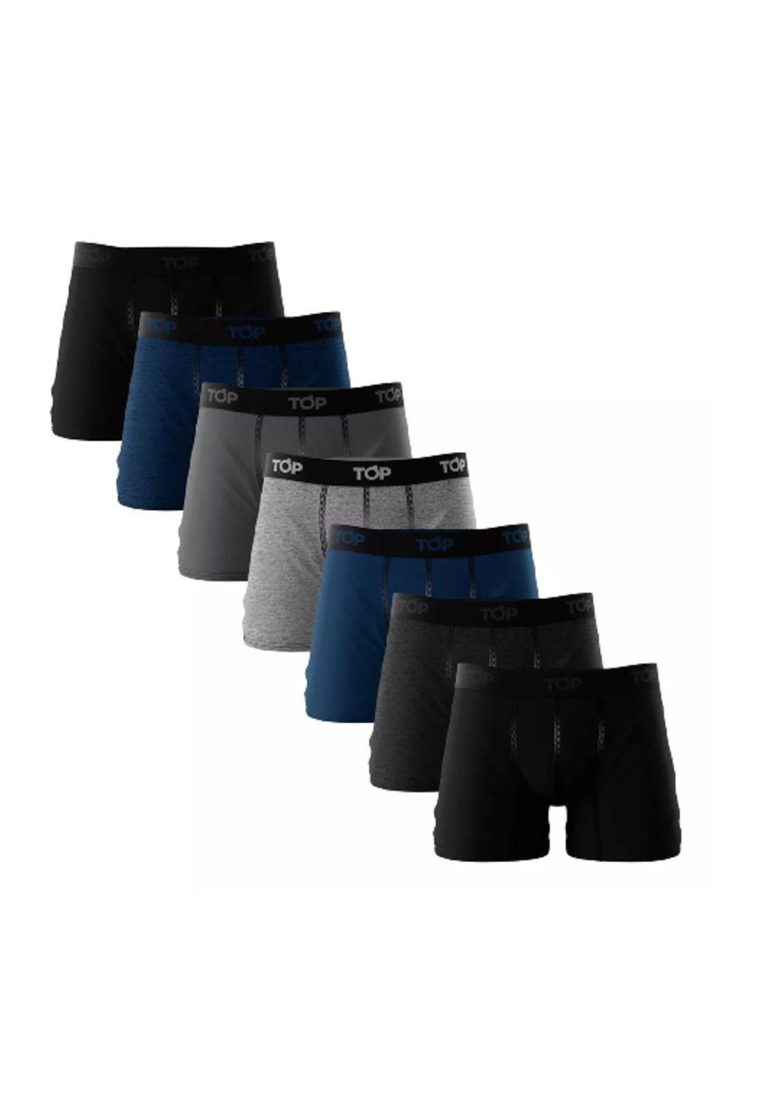 Bóxer medio algodón talla M, pack de 7, C5 Top-2