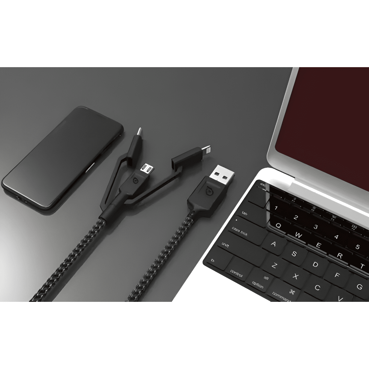 Cable de carga 3 en 1 a usb-a dusted-3