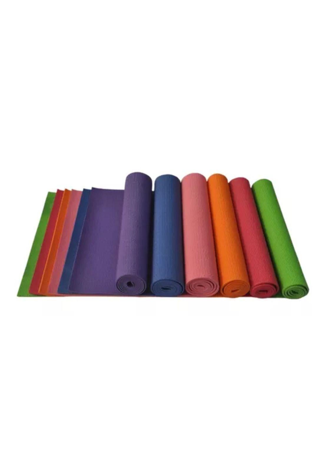 Colchoneta mat de yoga, manta con bolso, 4 mm, 173x61 cm, naranja-3