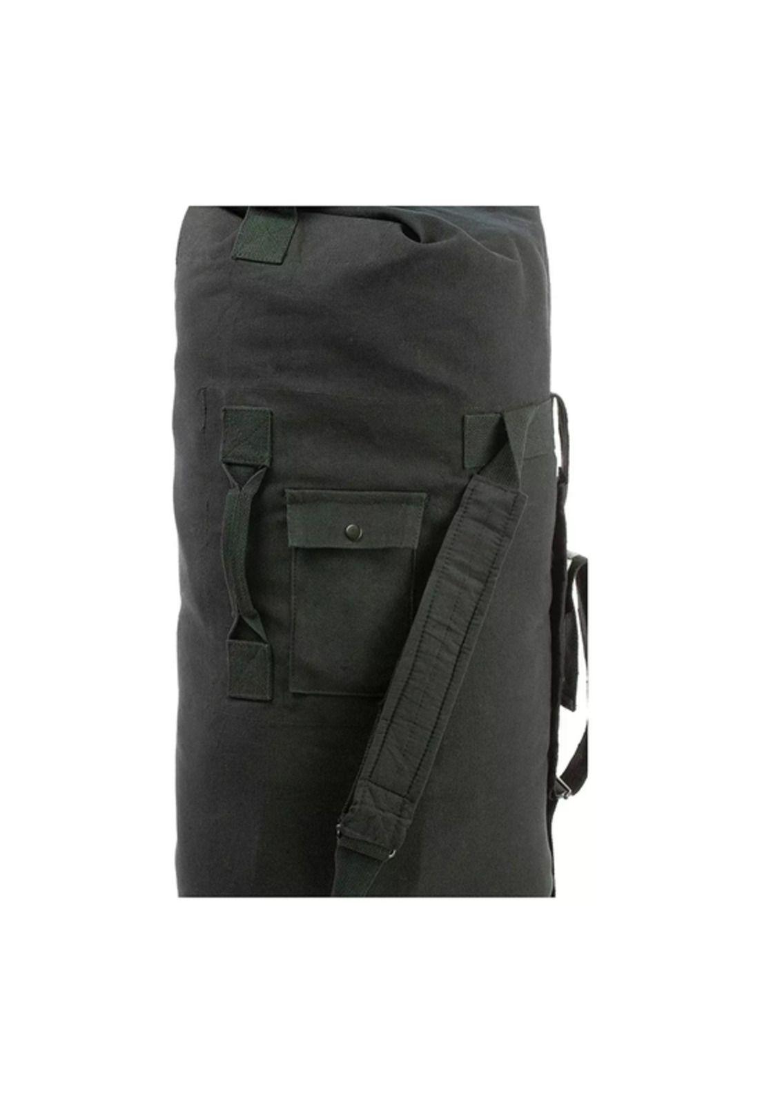 Bolso saco ropero táctico militar camping 90L negro-2