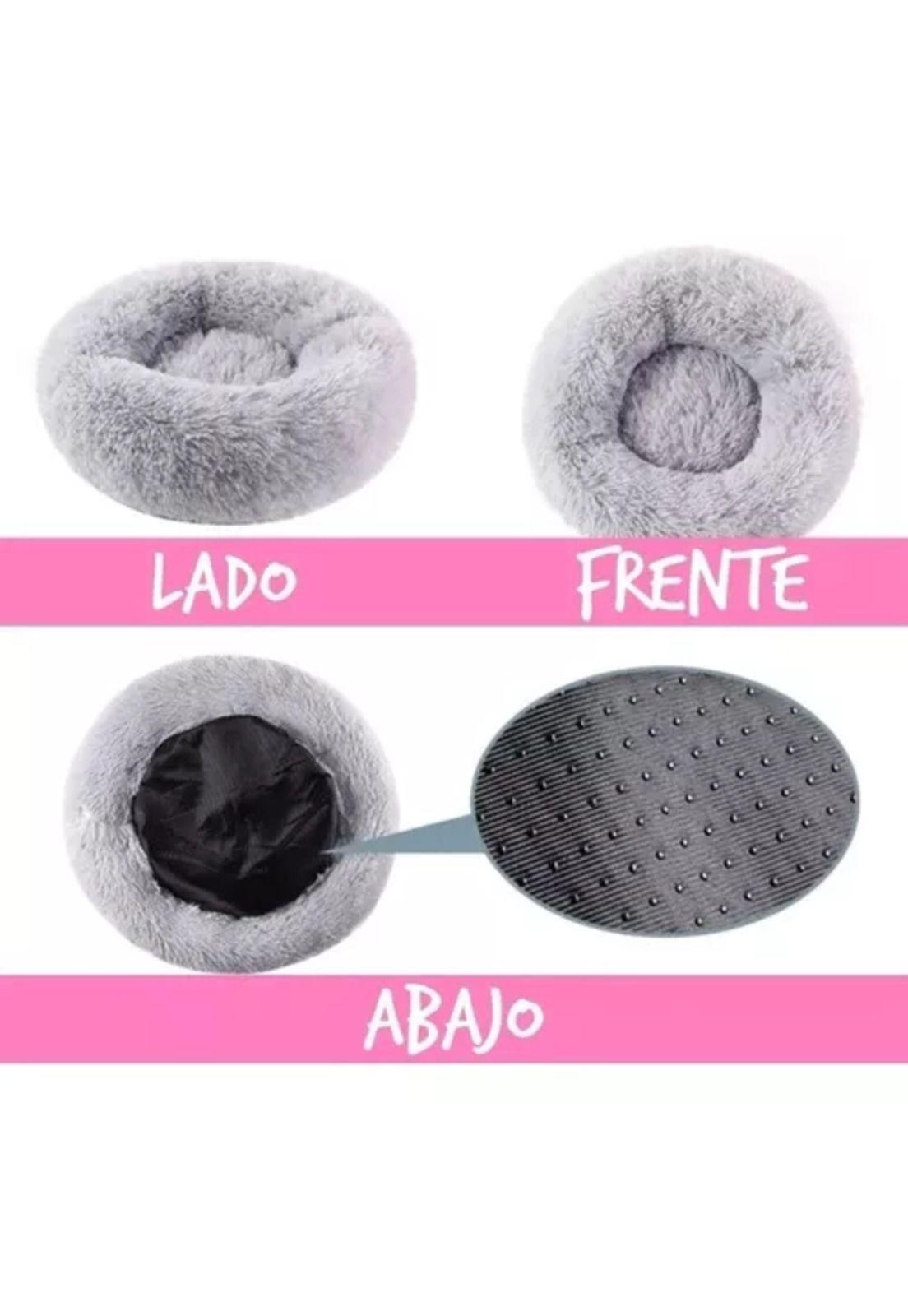 Cama para mascotas antiestrés 80 cm talla XL marrón-3