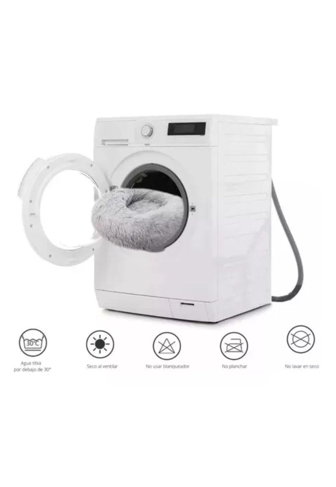 Cama para mascotas antiestrés 80 cm talla XL marrón-4