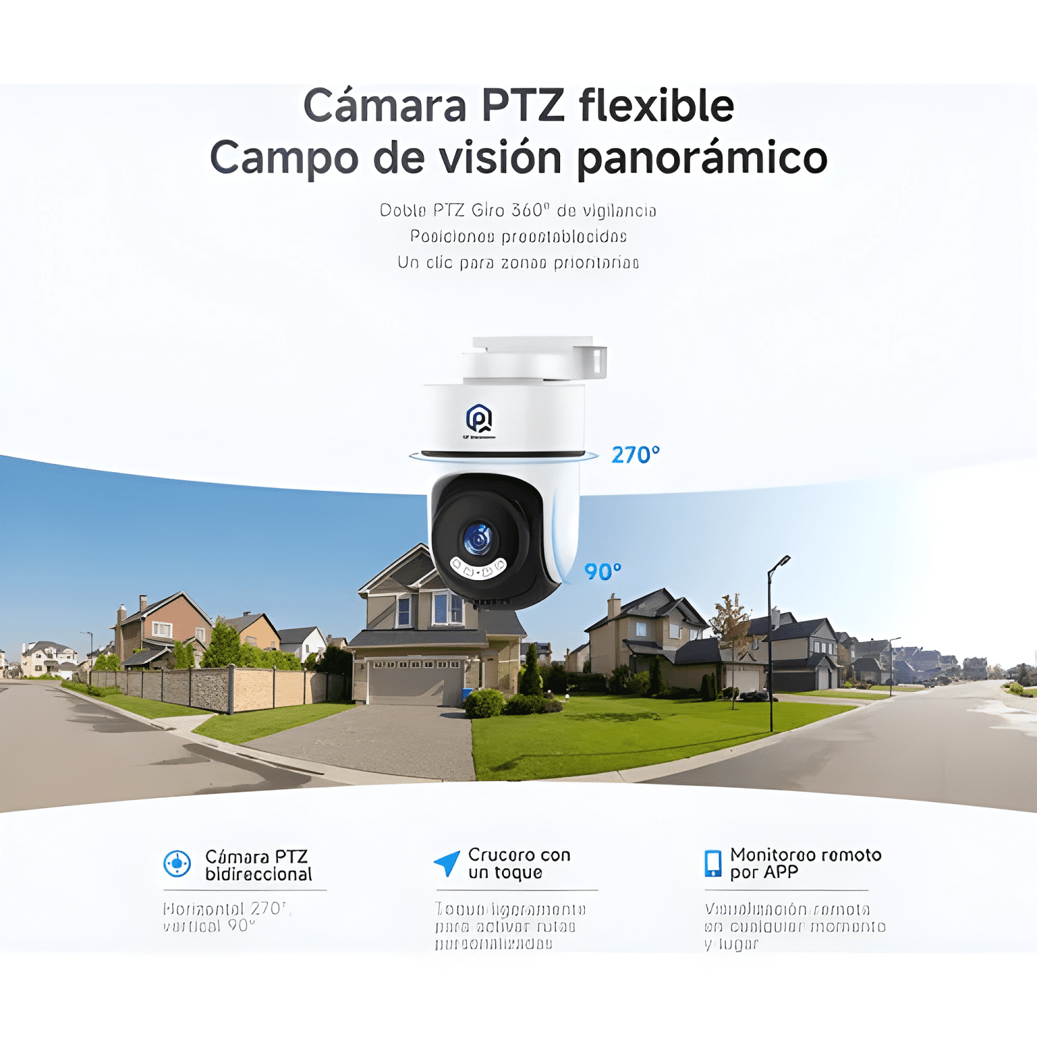Qp K1 Cámara de Seguridad Wi-fi Smart para Exterior Vision-2