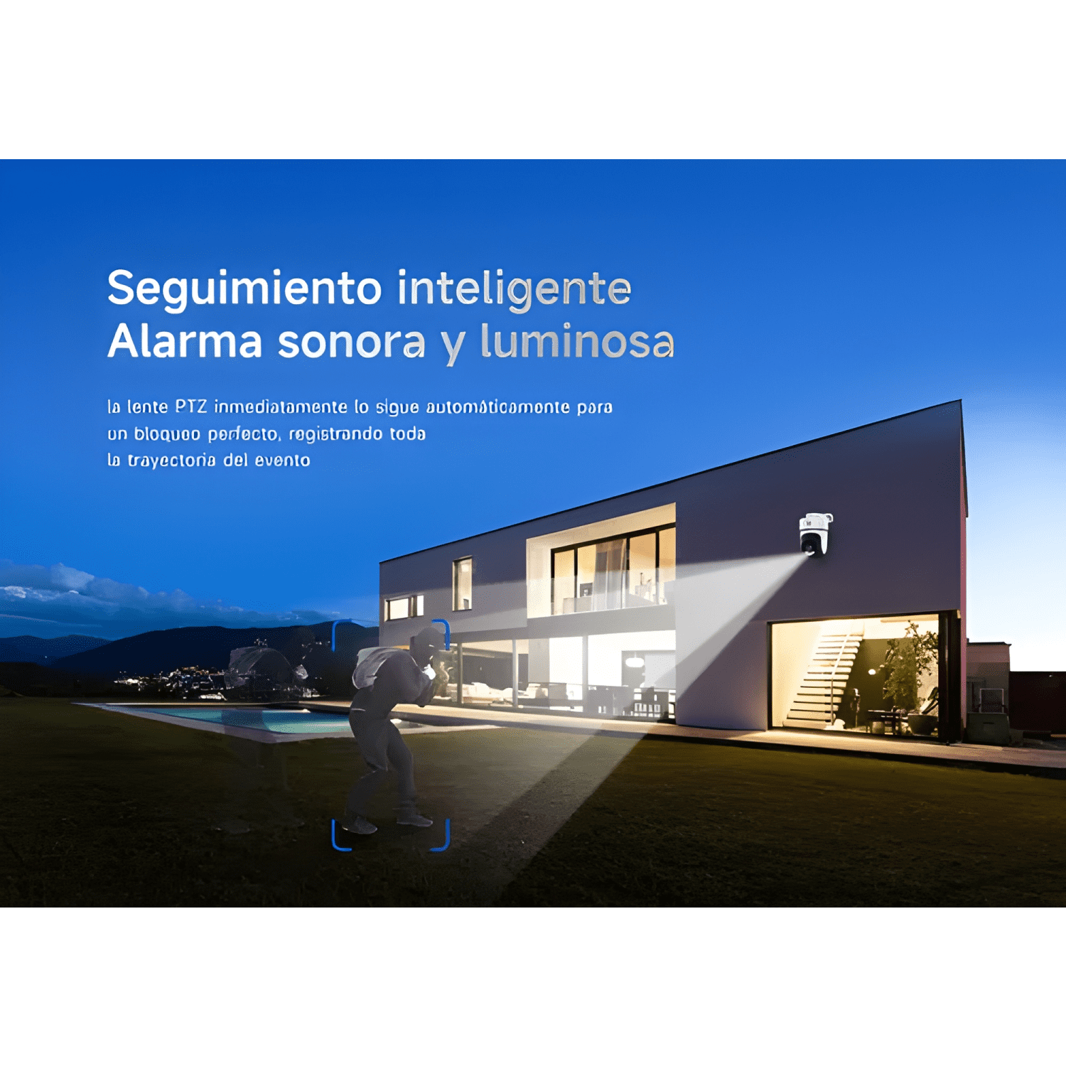 Qp K1 Cámara de Seguridad Wi-fi Smart para Exterior Vision-4