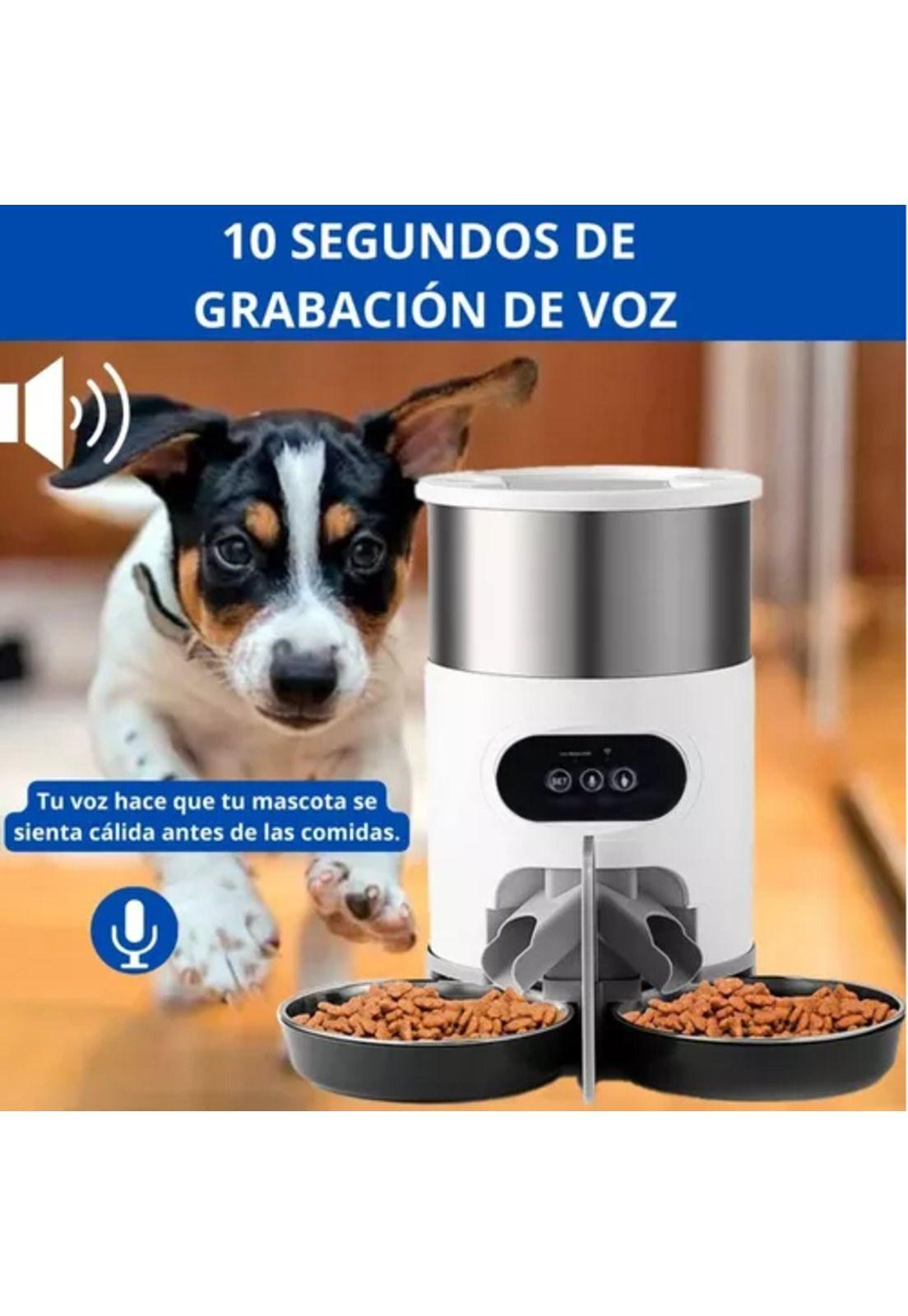 Dispensador automático de alimentos para mascotas, doble robot-4