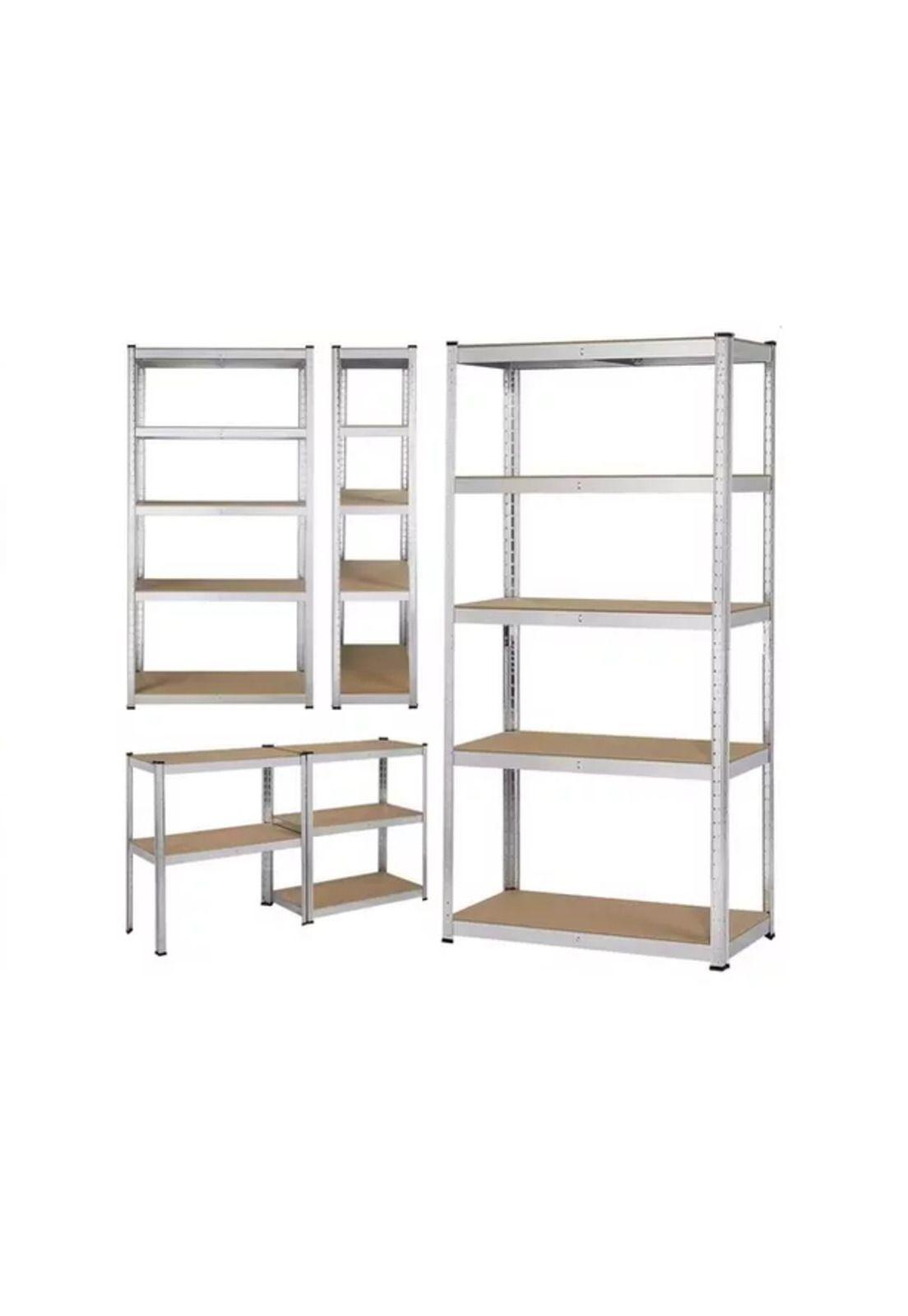 Estante Acero Galvanizado y MDF 180x90x40cm Max 875kg-4