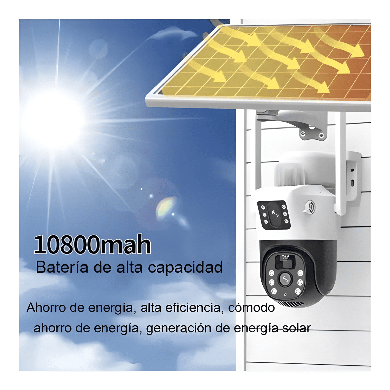 Cámara de Seguridad Solar 4g Doble Lente + Chip de XL-2