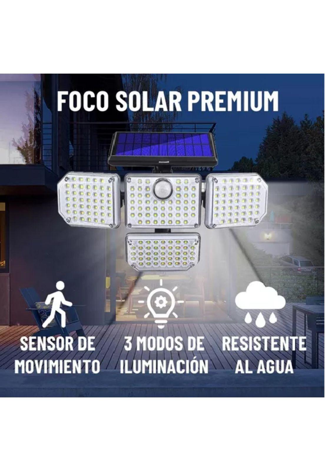 Foco led solar exterior Maxwell sensor movimiento 4 direcciones blanco-2