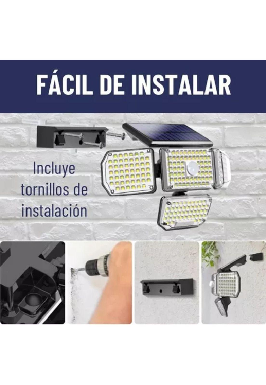 Foco led solar exterior Maxwell sensor movimiento 4 direcciones blanco-4