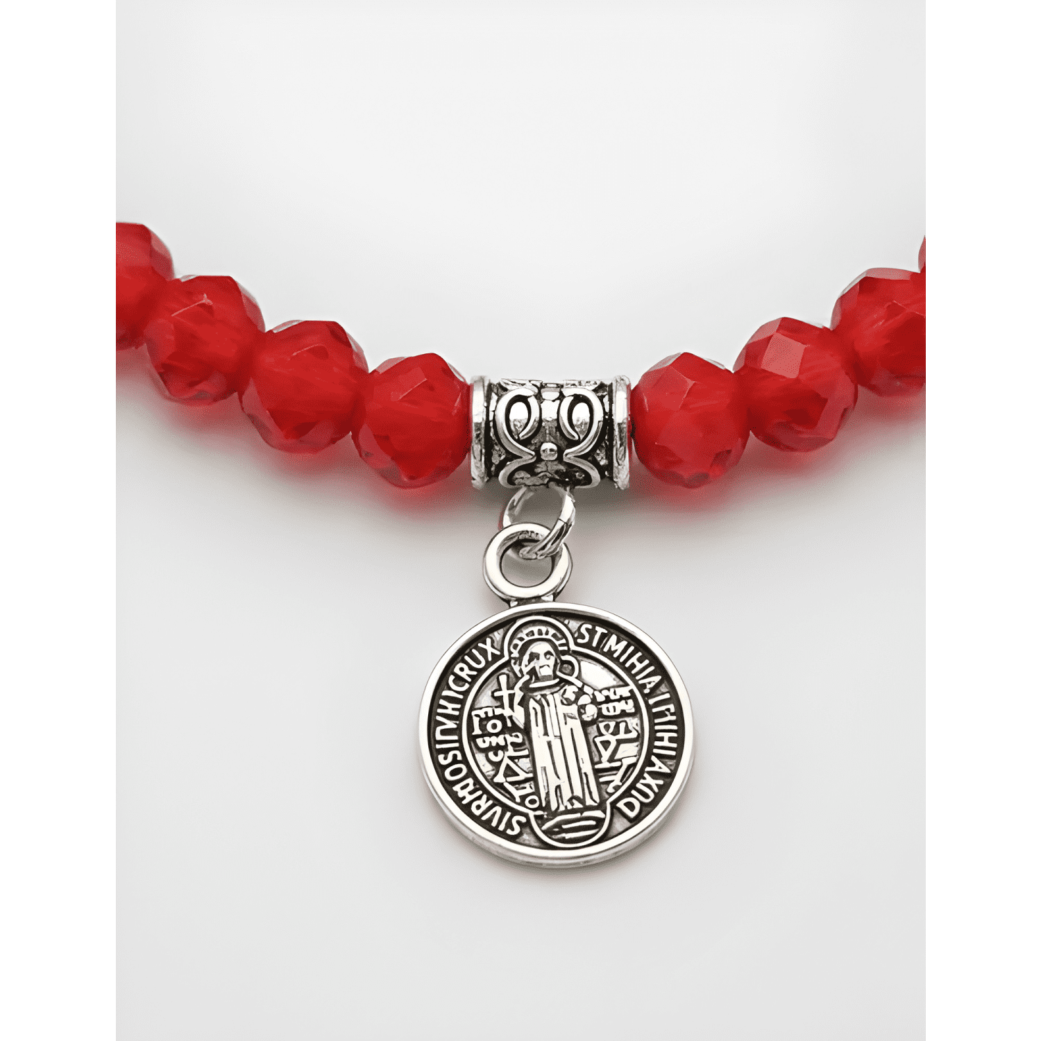 Pulsera cristales rojos amuletos proteccion suerte bienestar-2