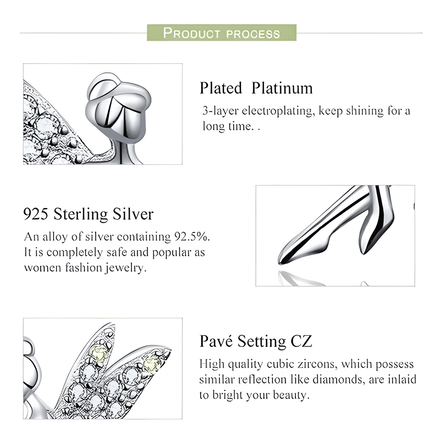 Aros Plata 925 Hadas Bailarinas Plateadas Zarcillos-3