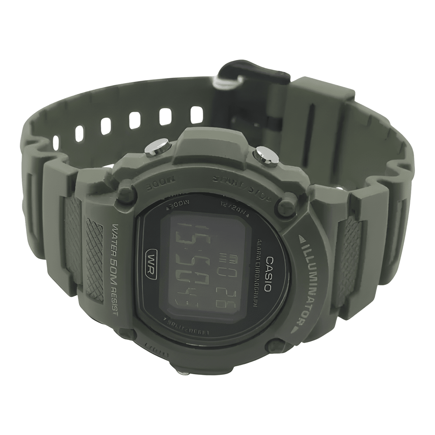 Reloj pulsera digital casio w-219hc-3bvdf con correa de-2