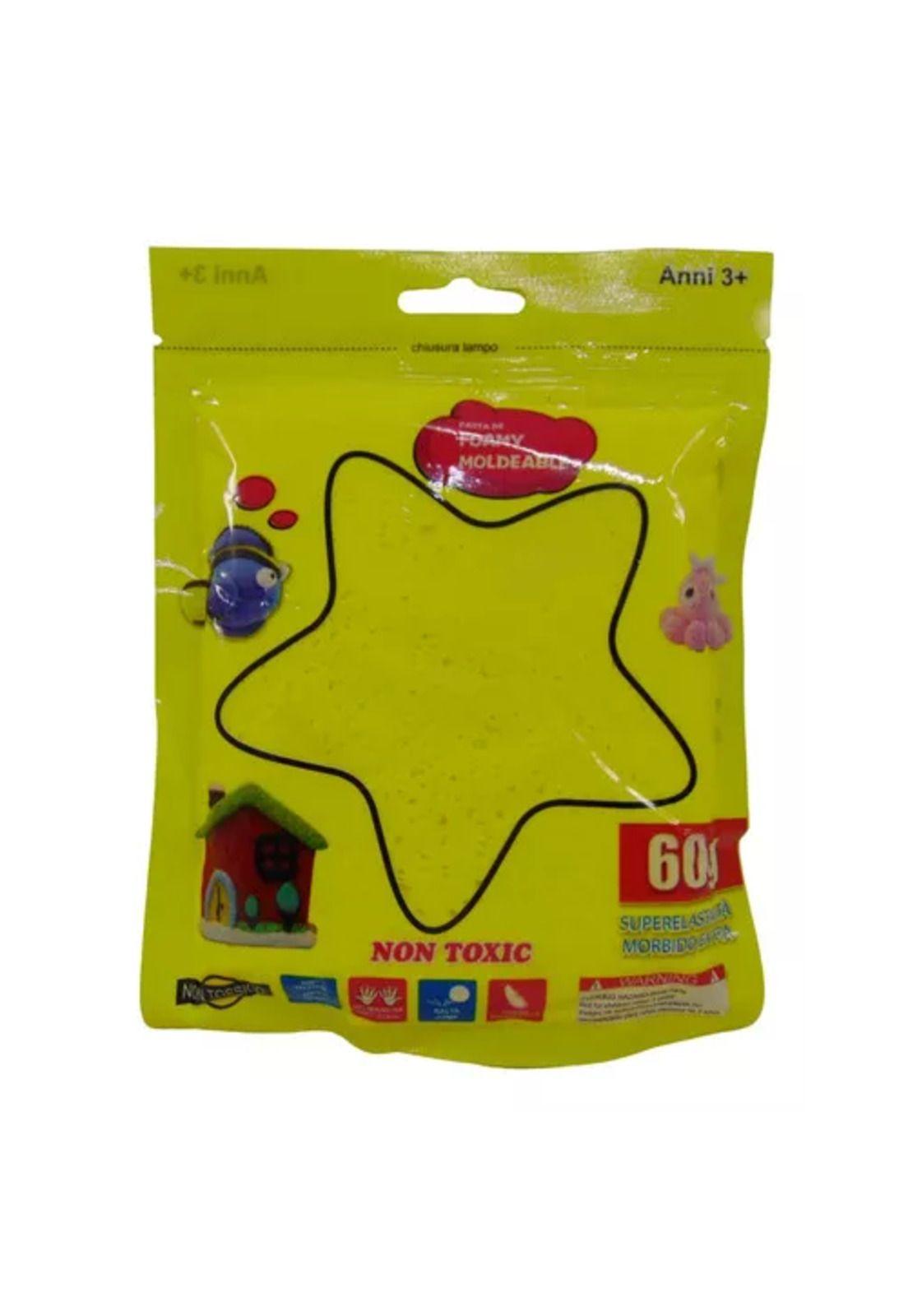 3 bolsas de foamy moldeable 60 g color mixto slime didáctico-2