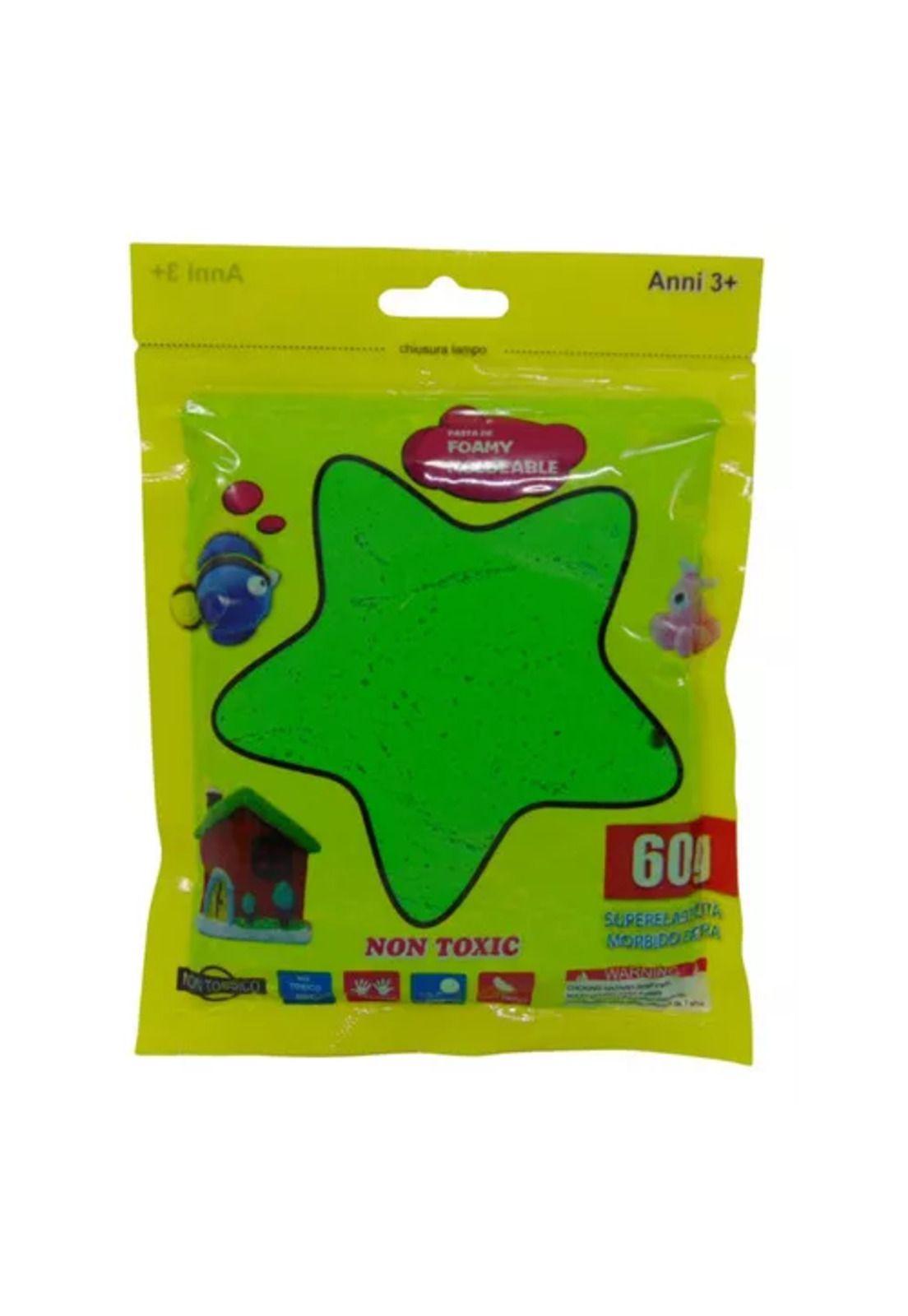 3 bolsas de foamy moldeable 60 g color mixto slime didáctico-4