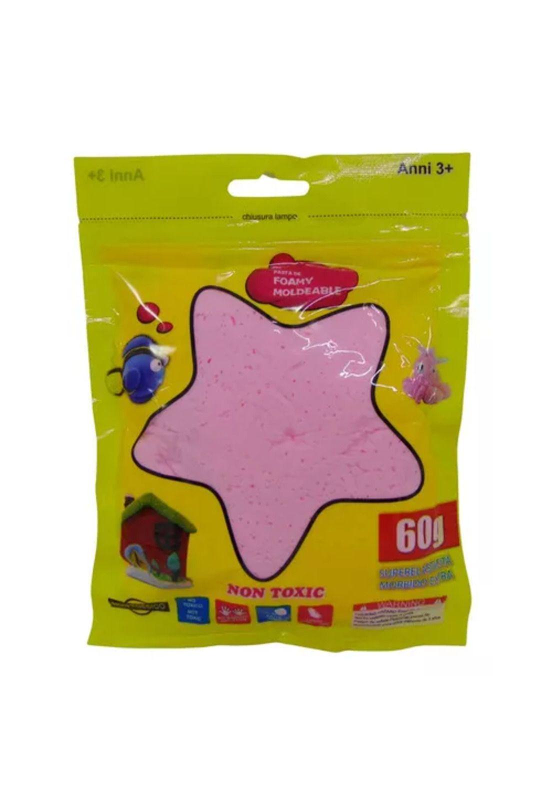 3 bolsas de foamy moldeable 60 g color mixto slime didáctico-5