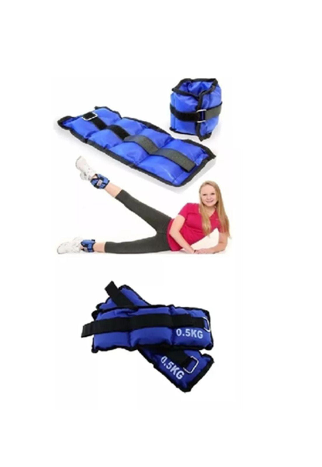 2 pesas tobilleras muñecas brazo pierna 1 kg en total Gym-2