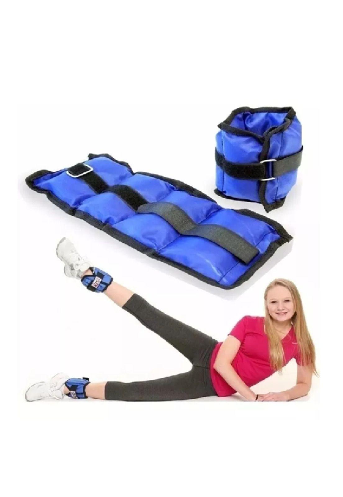 2 pesas tobilleras muñecas brazo pierna 1 kg en total Gym-4