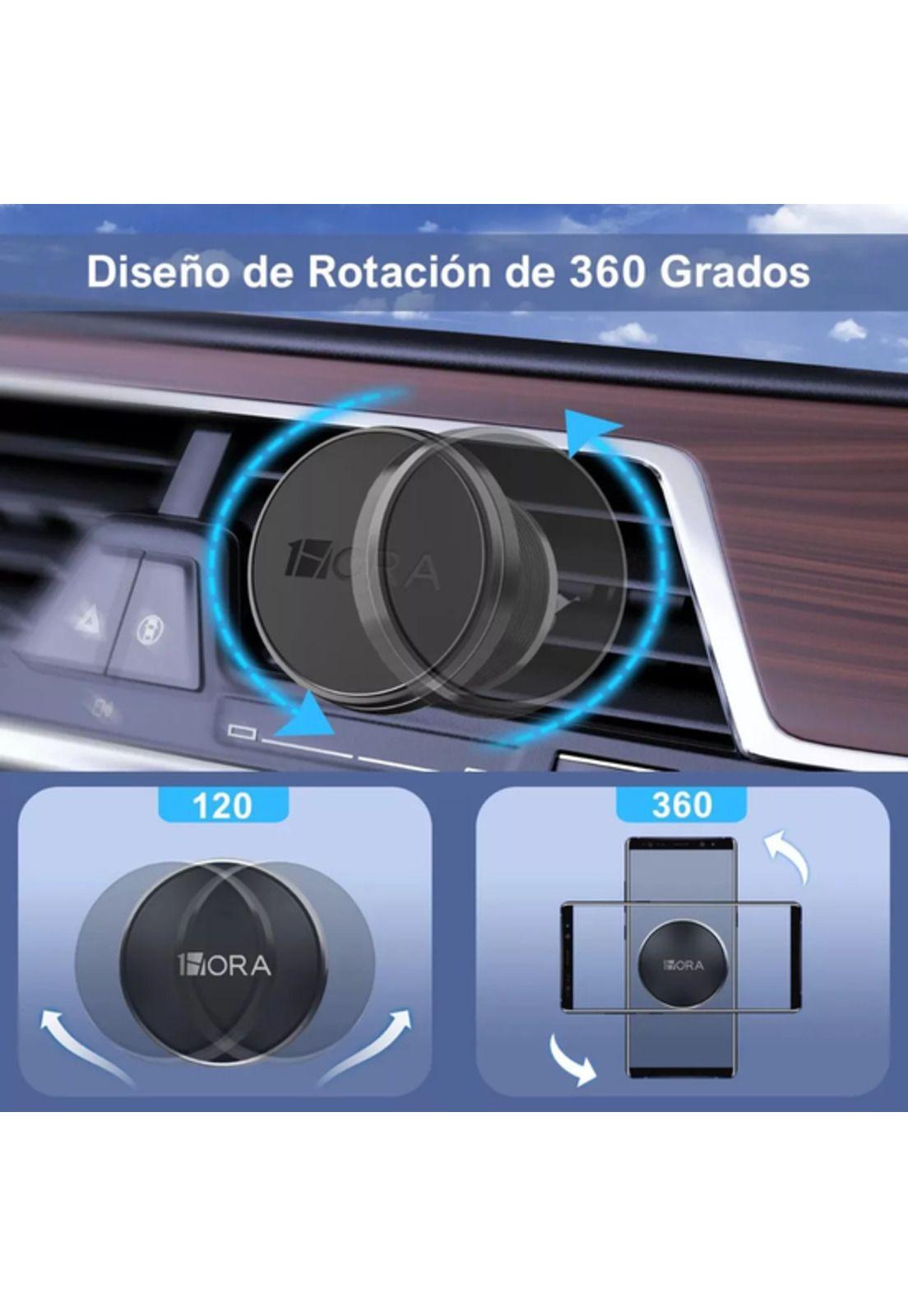 Soporte celular auto porta magnético imán rejilla aire pack 3-3