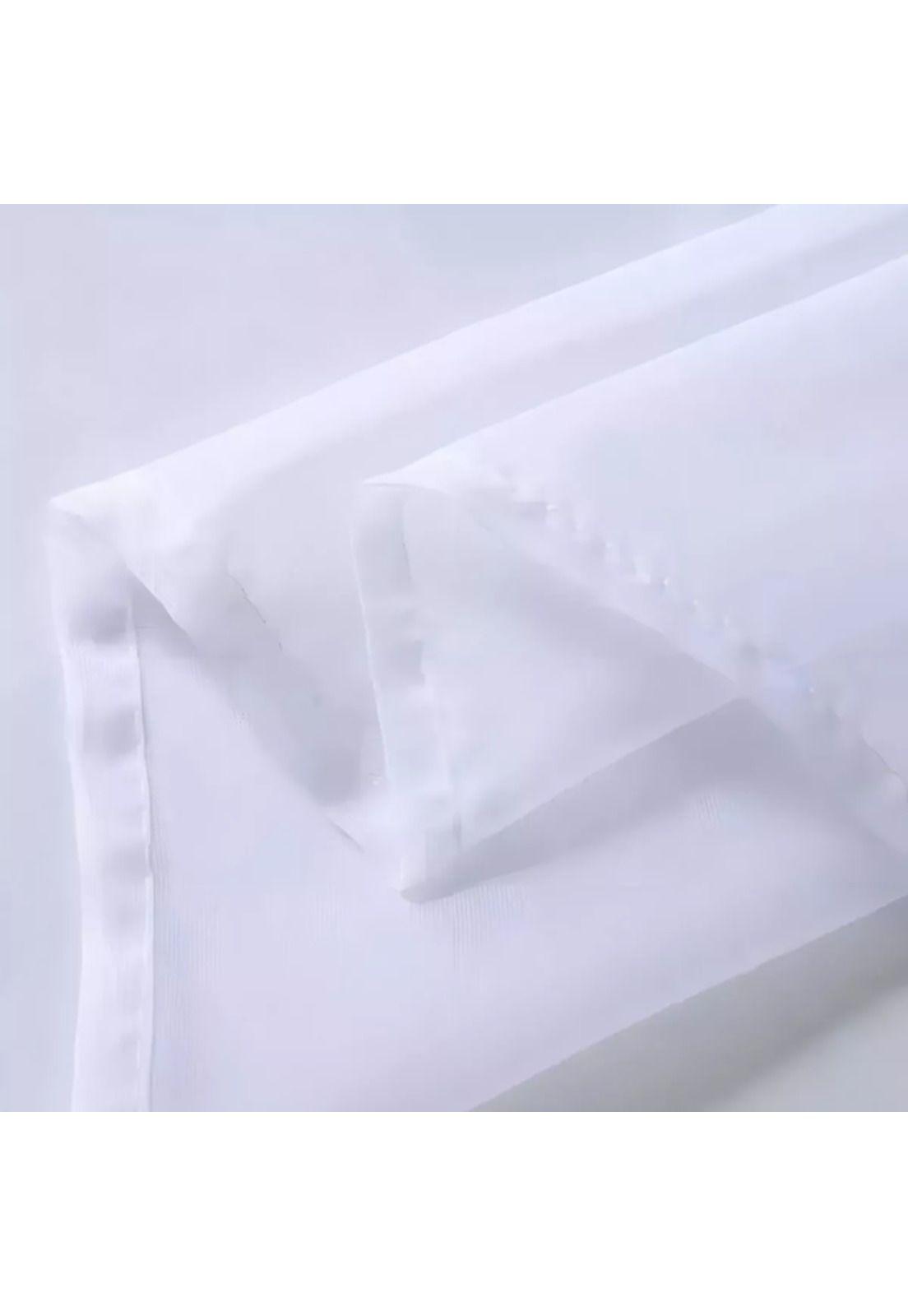 Velo romántico visillo 3 paños 200x220cm blanco-3
