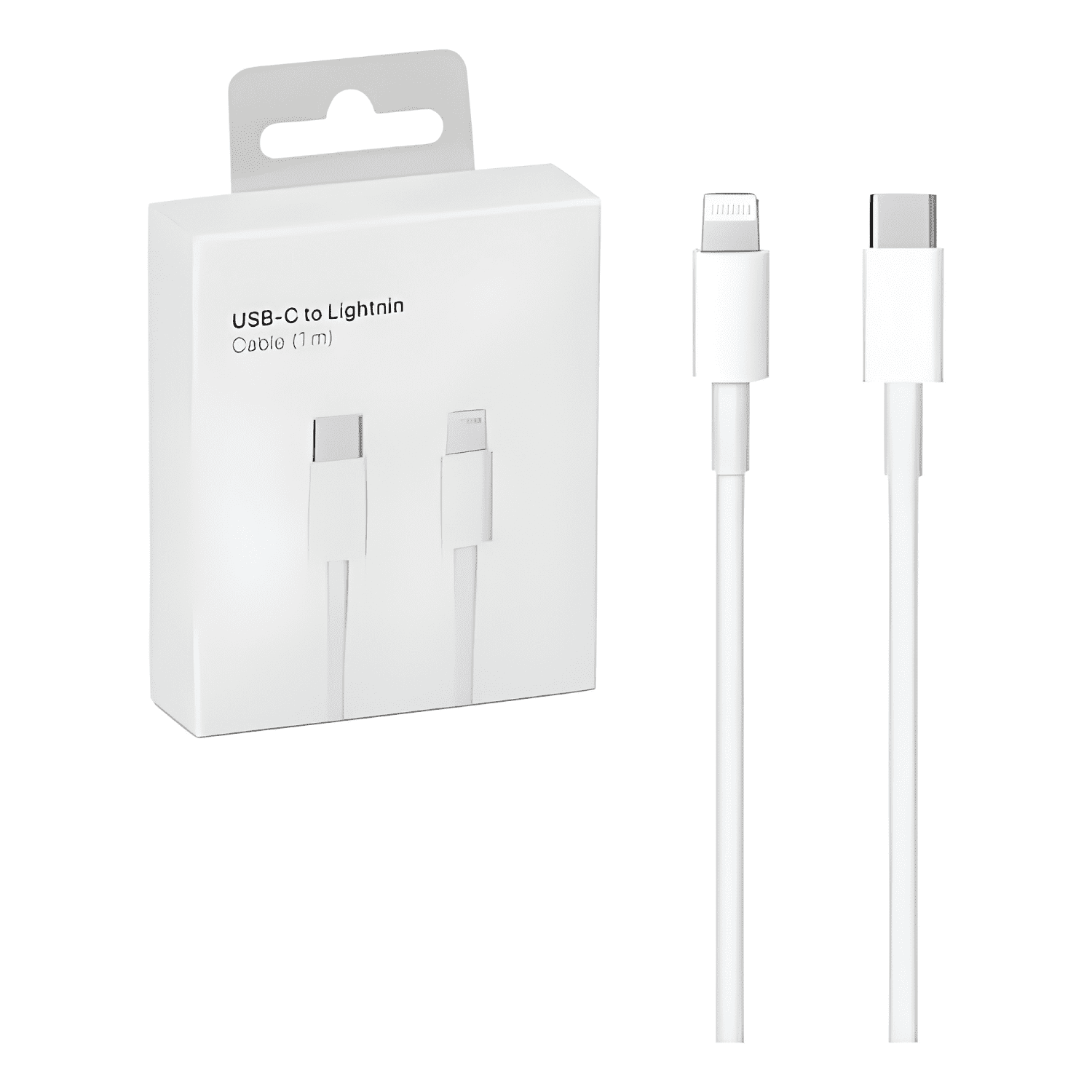 Cable para iphone USB-C lightning carga rápida 1 metro-1