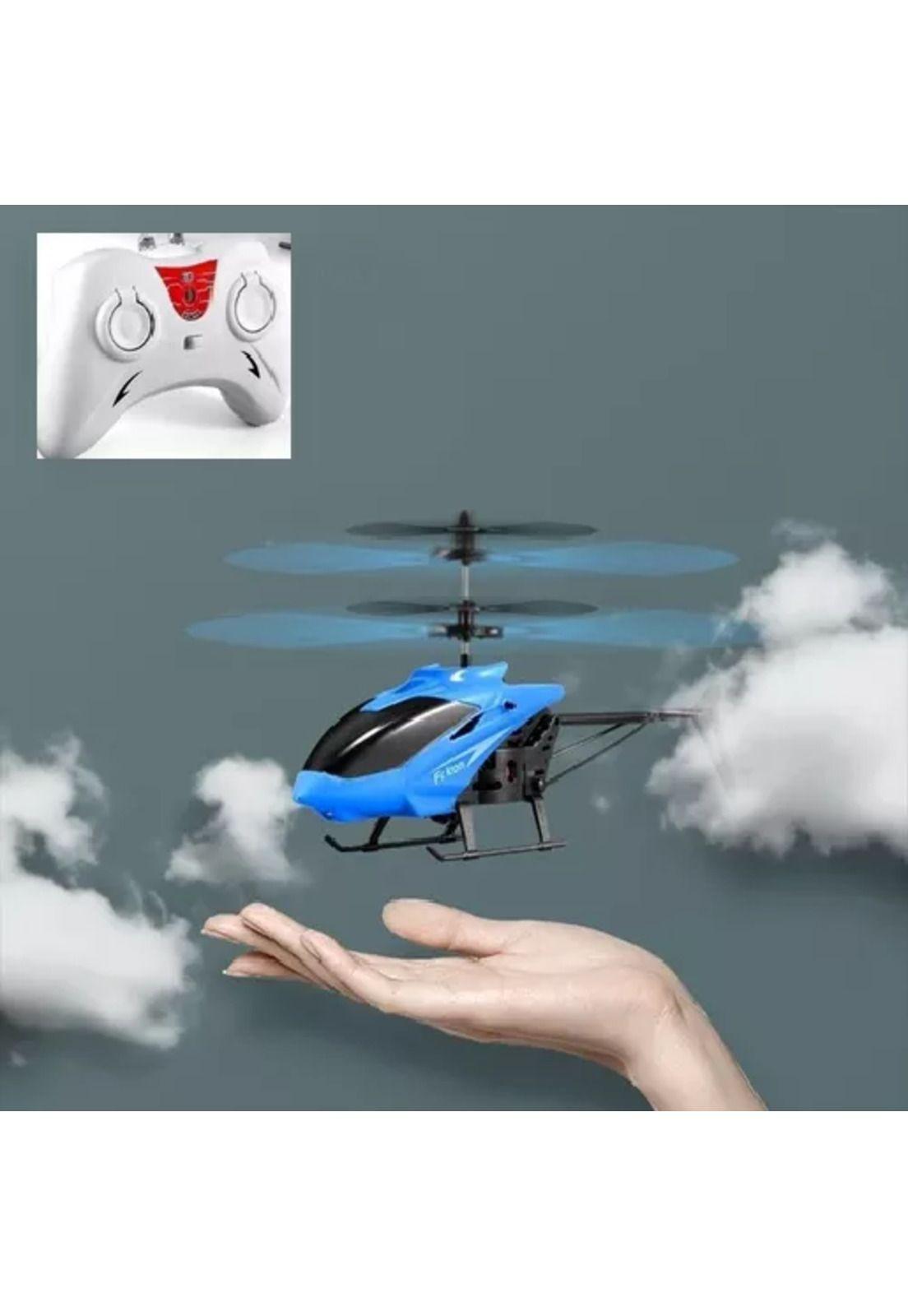 Helicóptero volador mini dron control remoto celeste-2