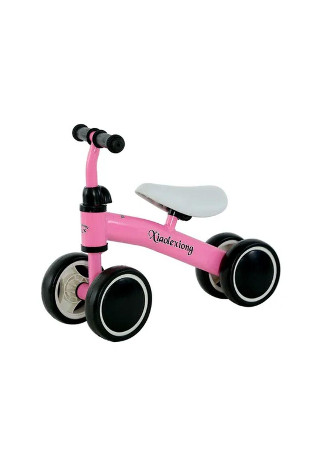 Mini bicicleta equilibrio sin pedales niños rosado-0